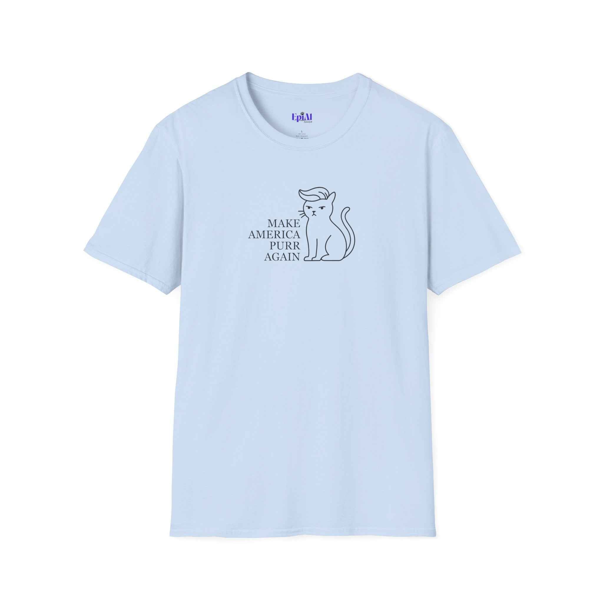 Make America Purr Again T-Shirt – Funny Cat Parody Tee - Clothing, Unisex, T-Shirts - EpiAl's Shop