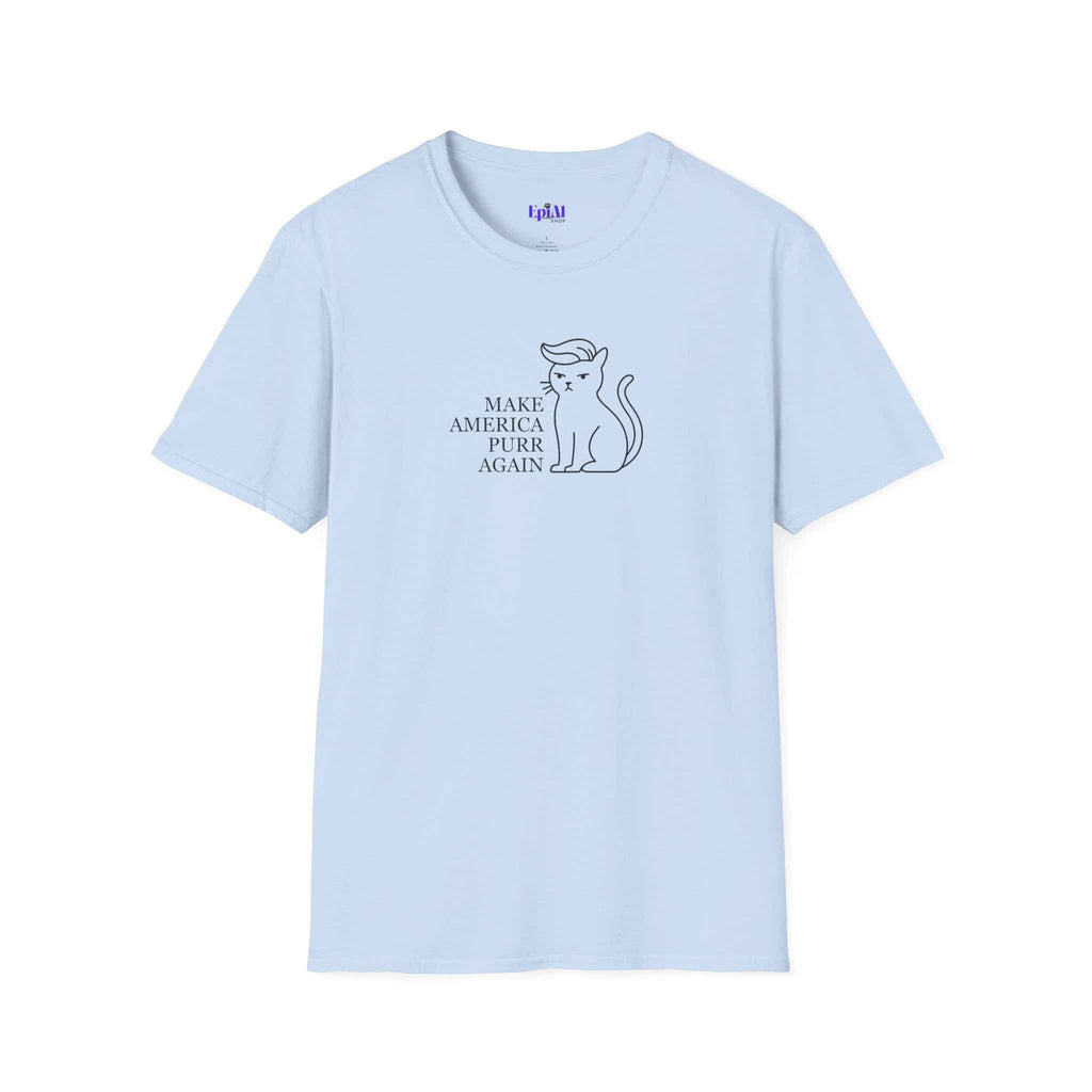 Make America Purr Again T-Shirt – Funny Cat Parody Tee - Clothing, Unisex, T-Shirts - EpiAl's Shop