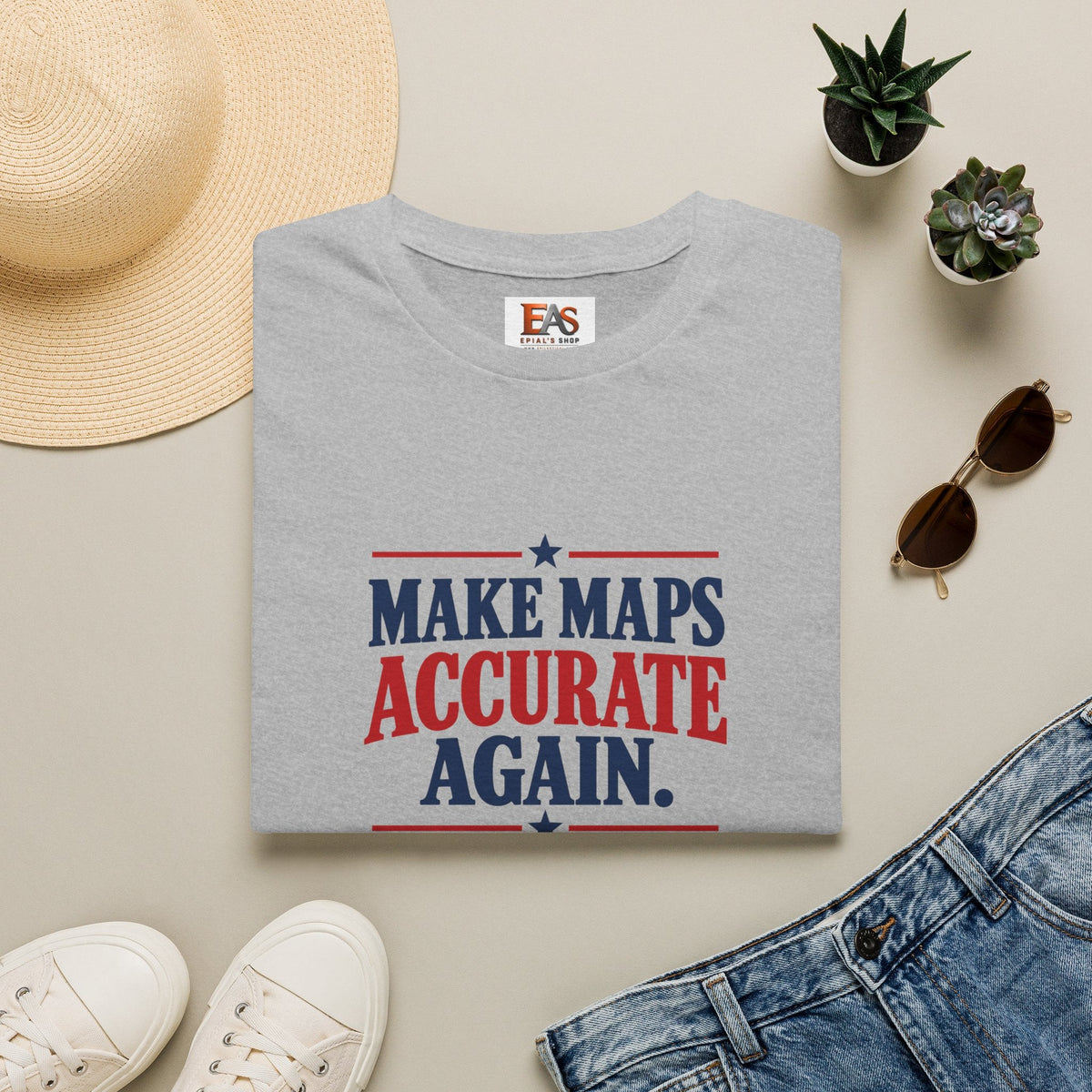 Make Maps Accurate Again T-Shirt - Clothing, Unisex, T-Shirts - EpiAl's Shop