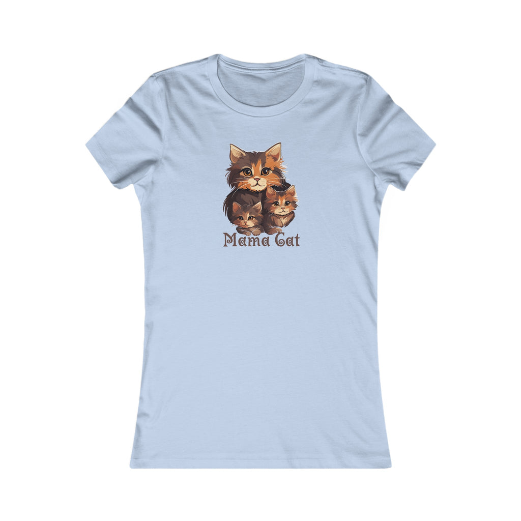 Mama Cat Women's Favorite Tee - T - Shirt - Epileptic Al’s Shop