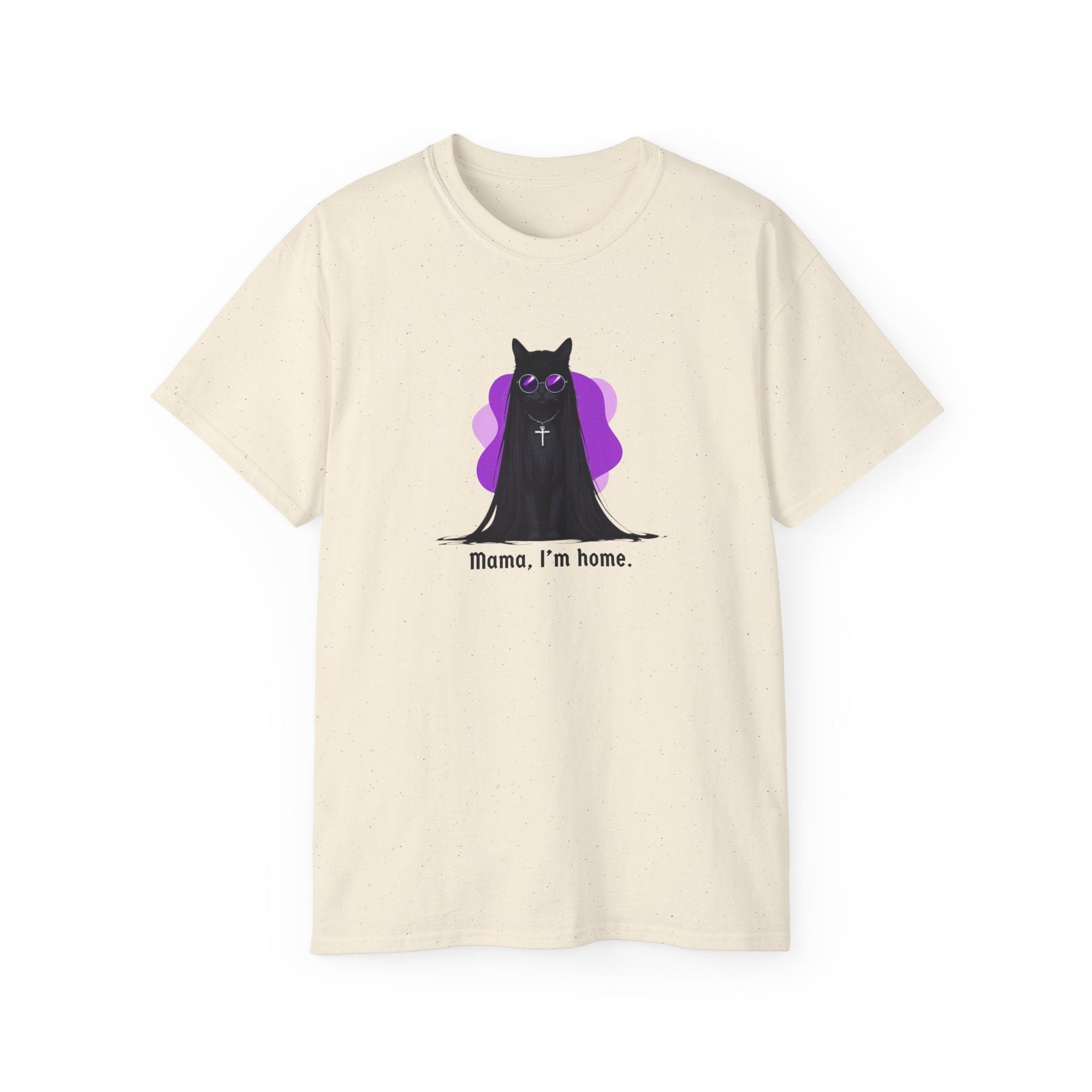 Mama I'm Home Ozzy Cat Graphic Tee - Clothing, T-shirts - EpiAl's Shop