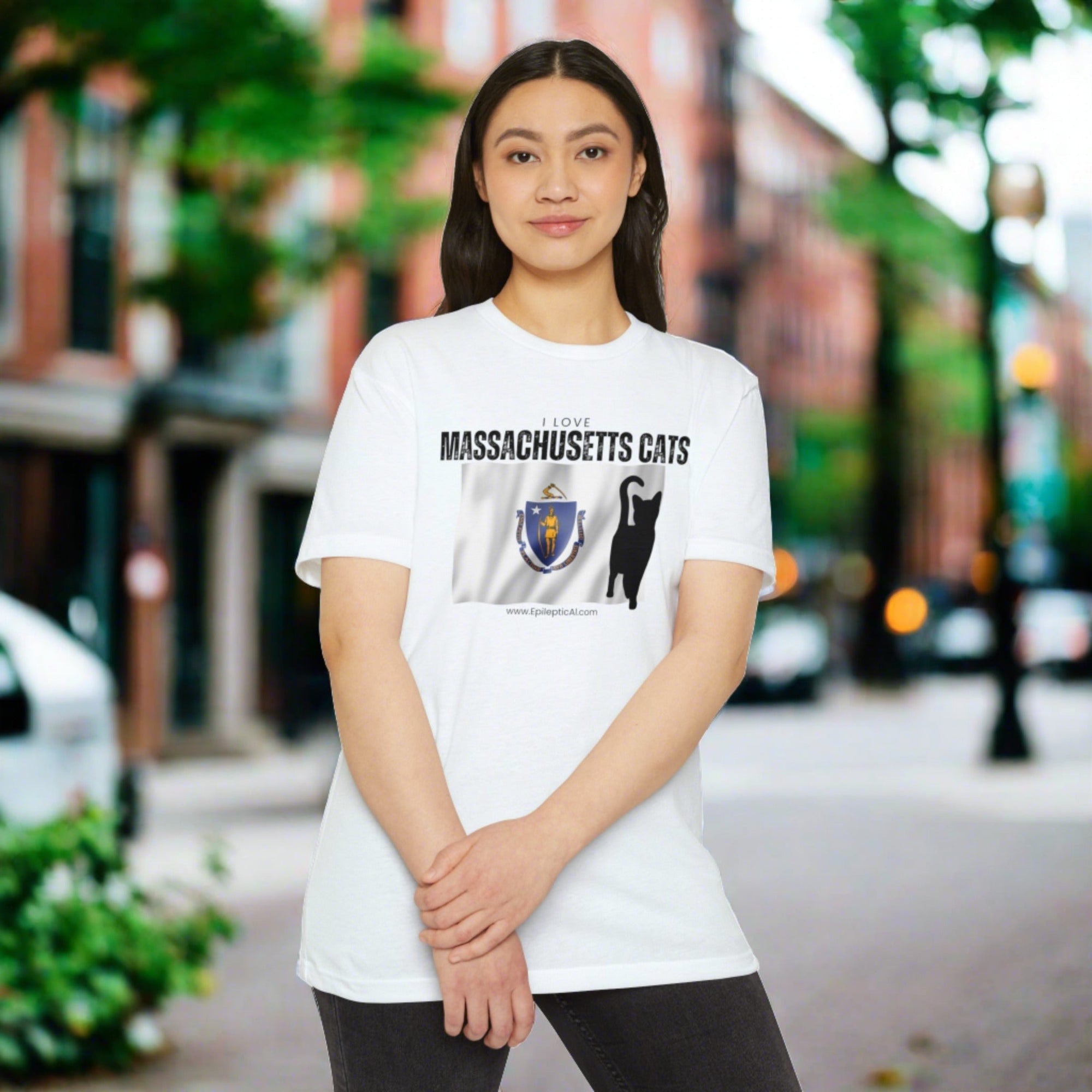 Massachusetts Cats Unisex CVC Jersey T - shirt - T - Shirt - Epileptic Al’s Shop