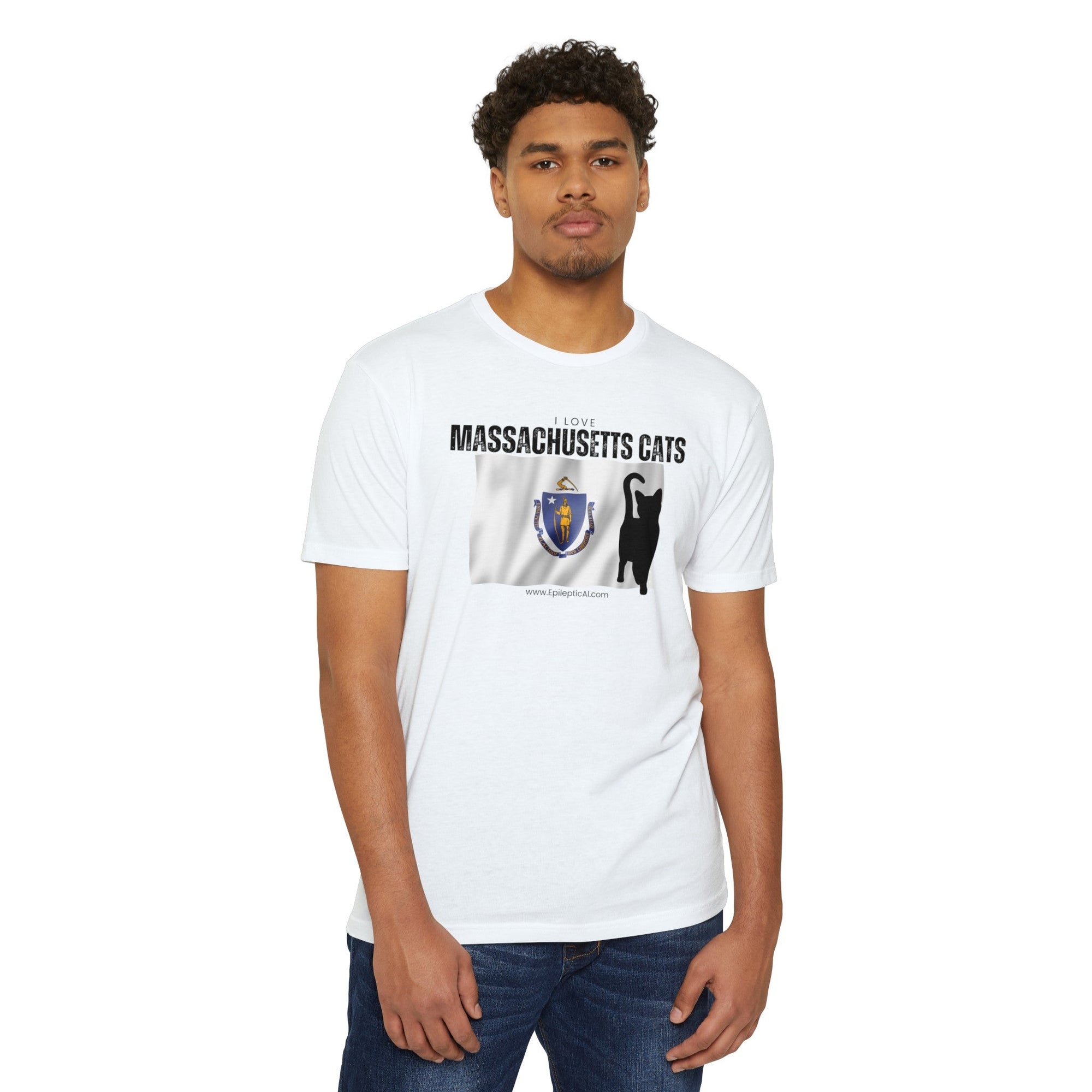 Massachusetts Cats Unisex CVC Jersey T - shirt - T - Shirt - Epileptic Al’s Shop
