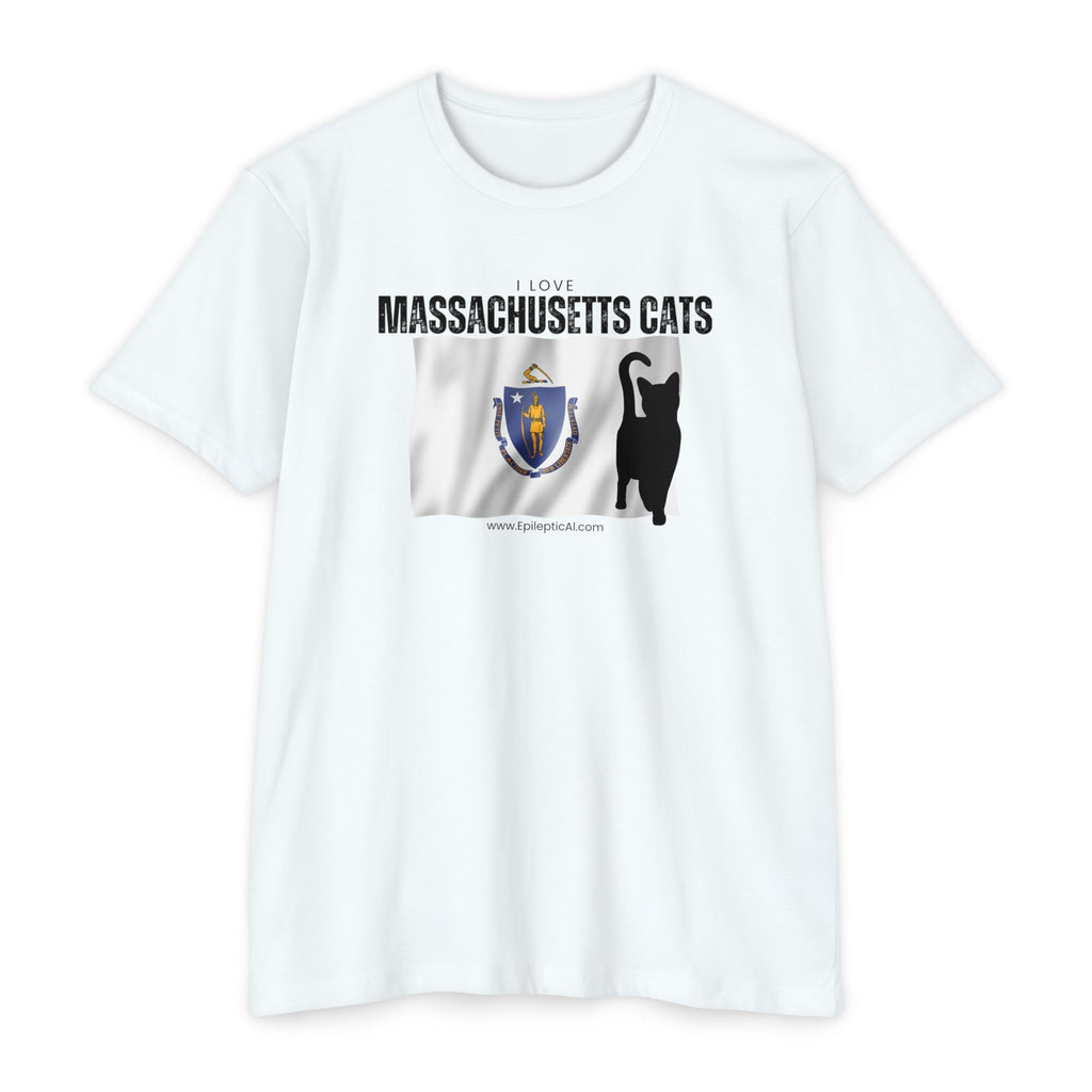 Massachusetts Cats Unisex CVC Jersey T - shirt - T - Shirt - Epileptic Al’s Shop