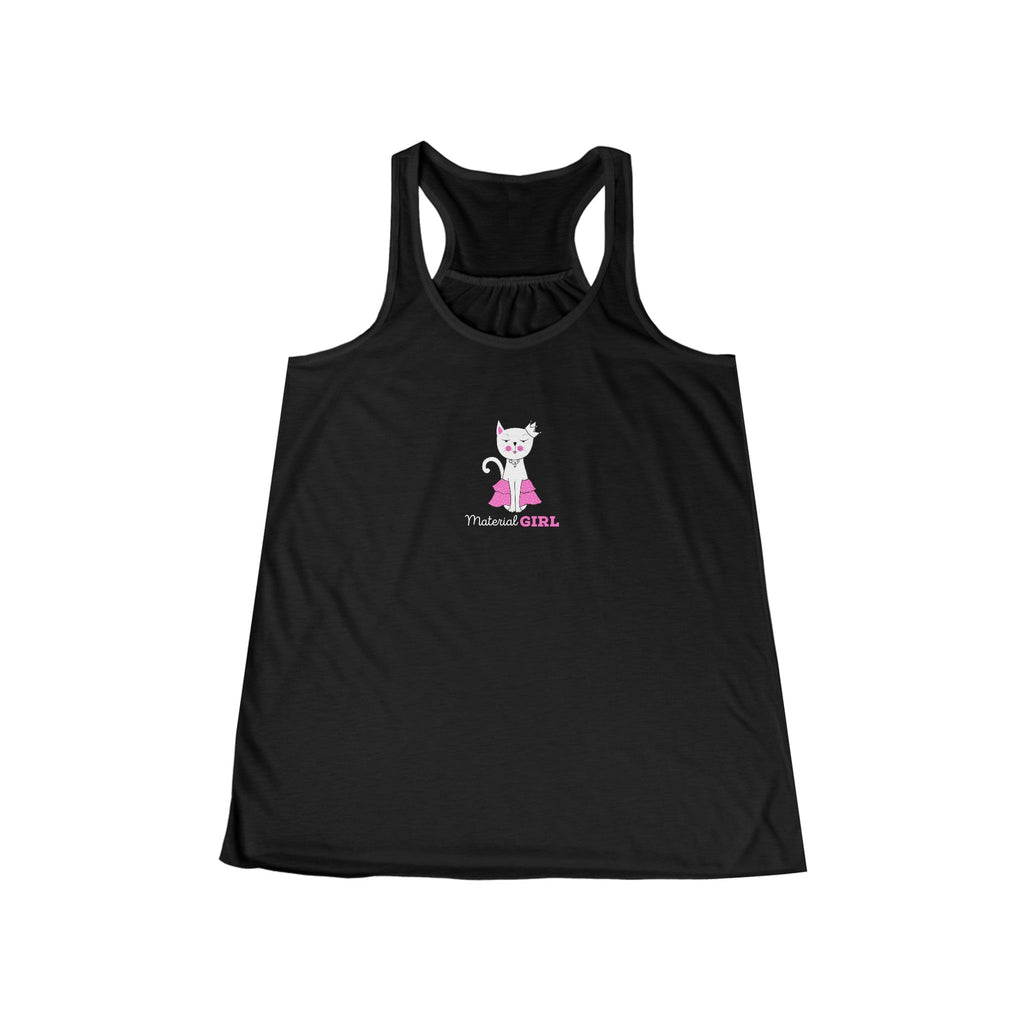 Material Girl Women’s Flowy Racerback Tank - Tank Top - Epileptic Al’s Shop