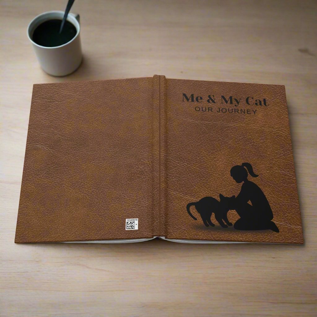 Me and My Cat Hardcover Journal Matte - Paper products - EpiAl's Shop