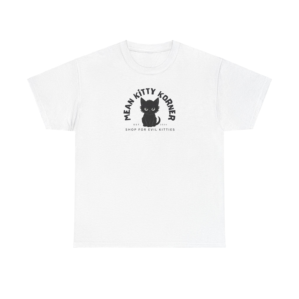 Mean Kitty Korner Unisex Heavy Cotton Tee - T-Shirt - EpiAl's Shop