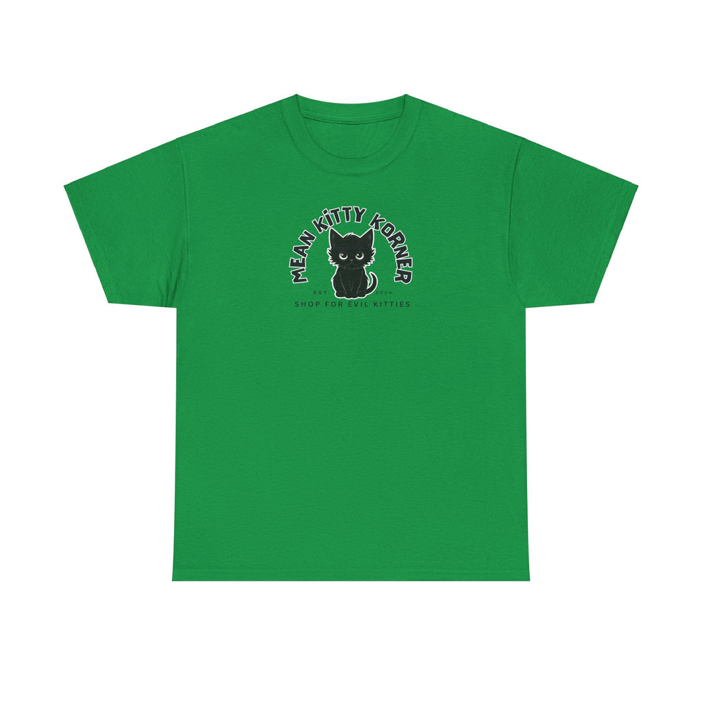 Mean Kitty Korner Unisex Heavy Cotton Tee - T-Shirt - EpiAl's Shop