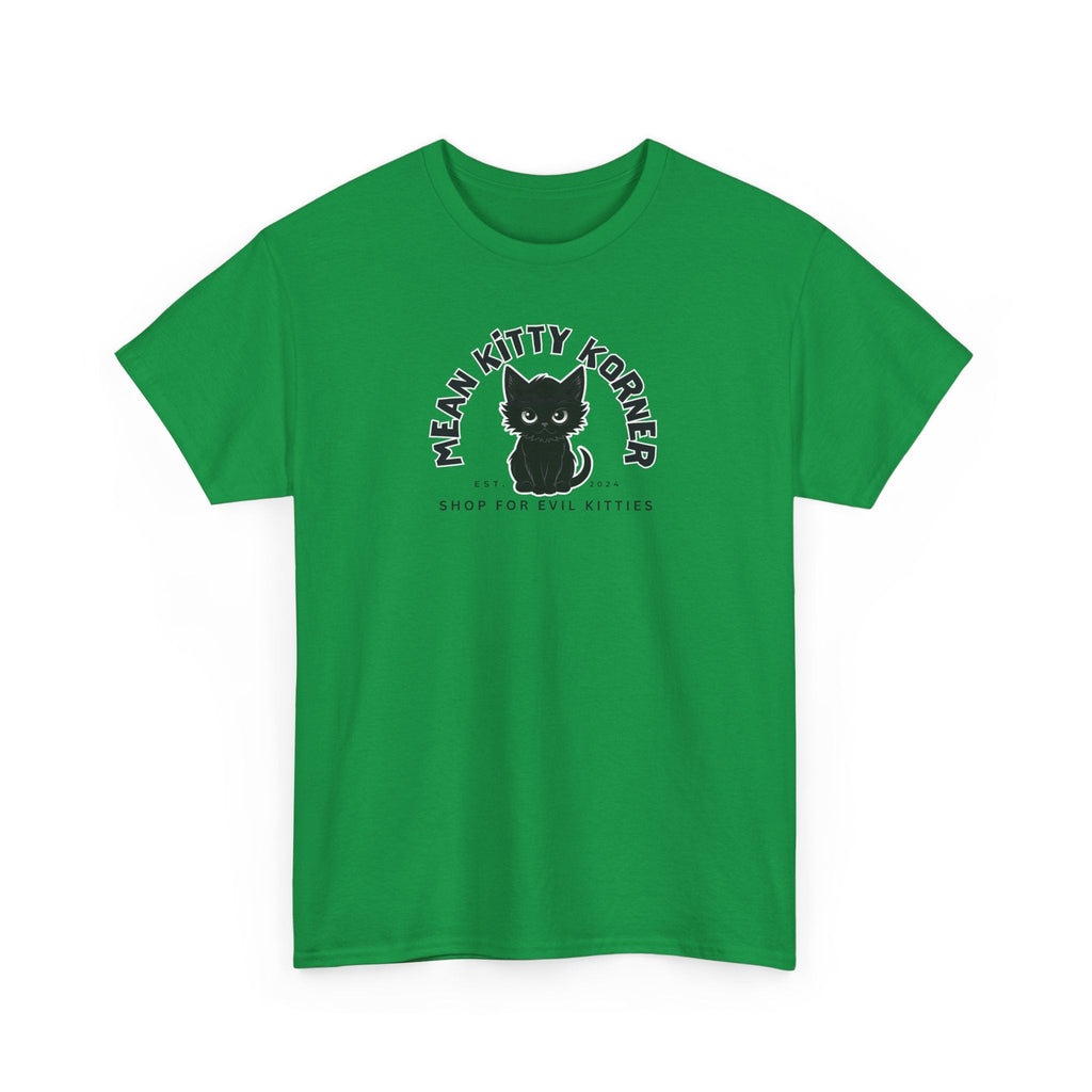 Mean Kitty Korner Unisex Heavy Cotton Tee - T-Shirt - EpiAl's Shop