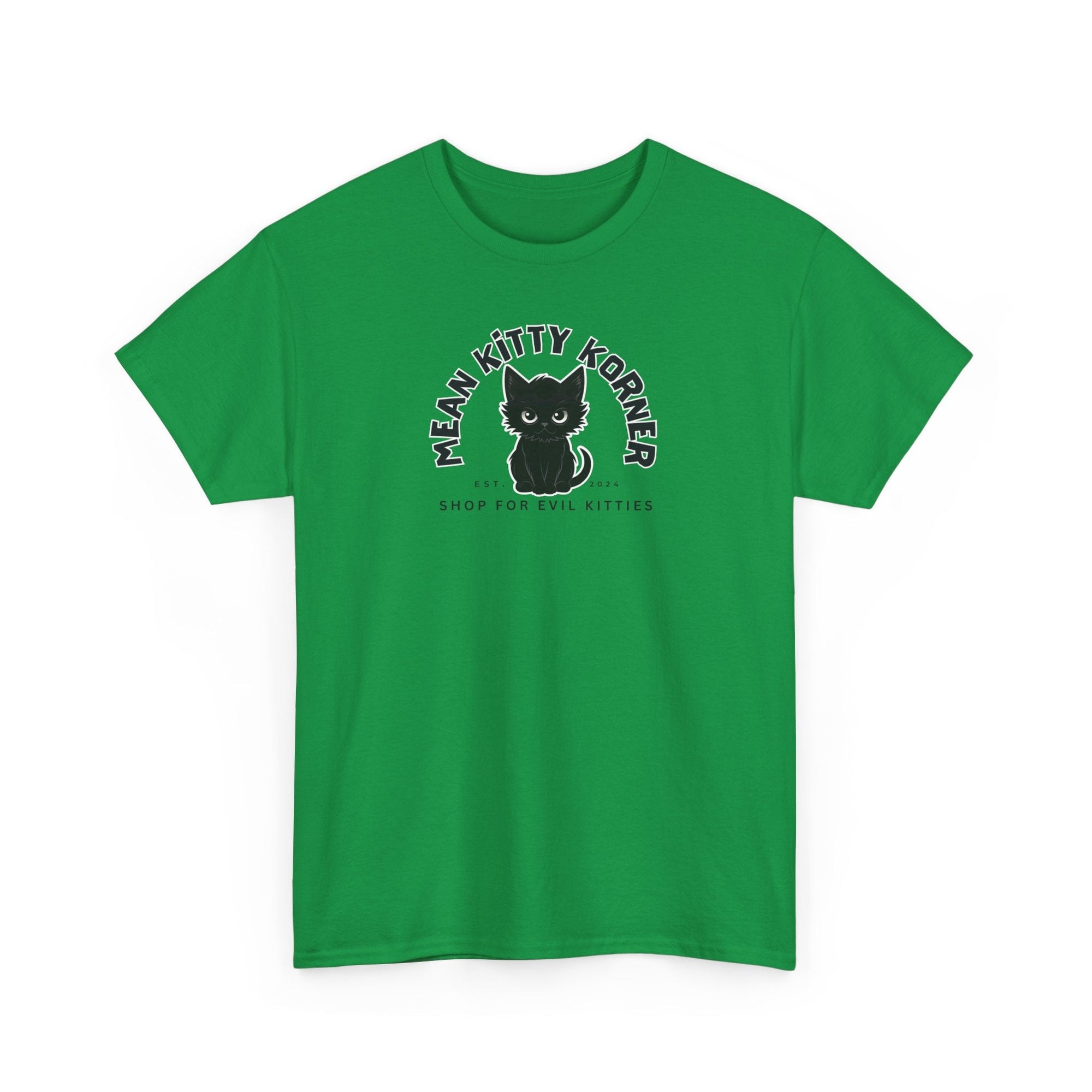 Mean Kitty Korner Unisex Heavy Cotton Tee - T-Shirt - EpiAl's Shop