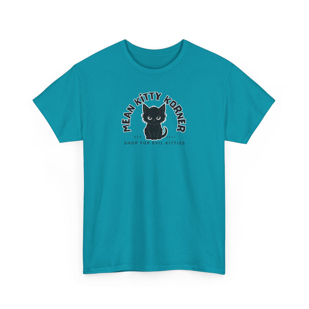 Mean Kitty Korner Unisex Heavy Cotton Tee - T-Shirt - EpiAl's Shop