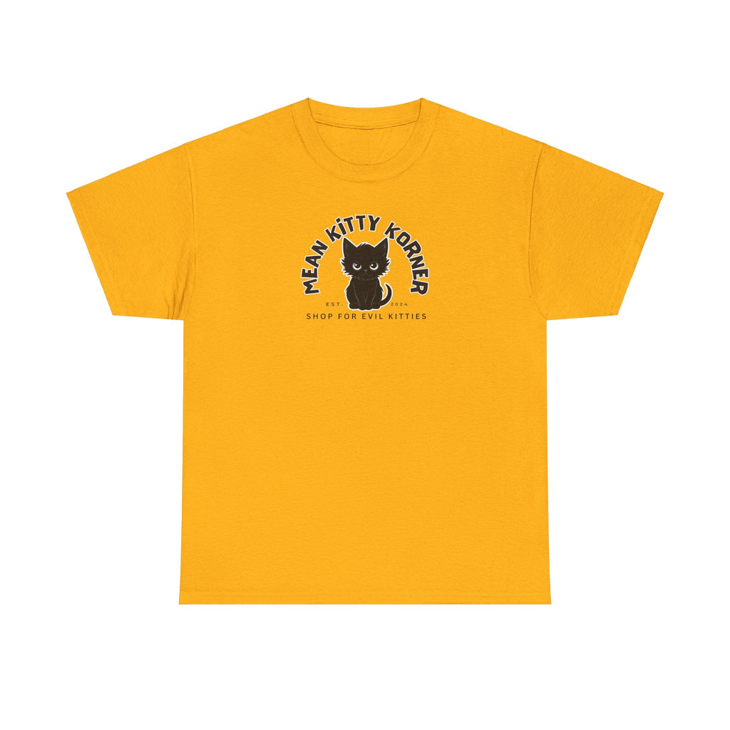 Mean Kitty Korner Unisex Heavy Cotton Tee - T-Shirt - EpiAl's Shop