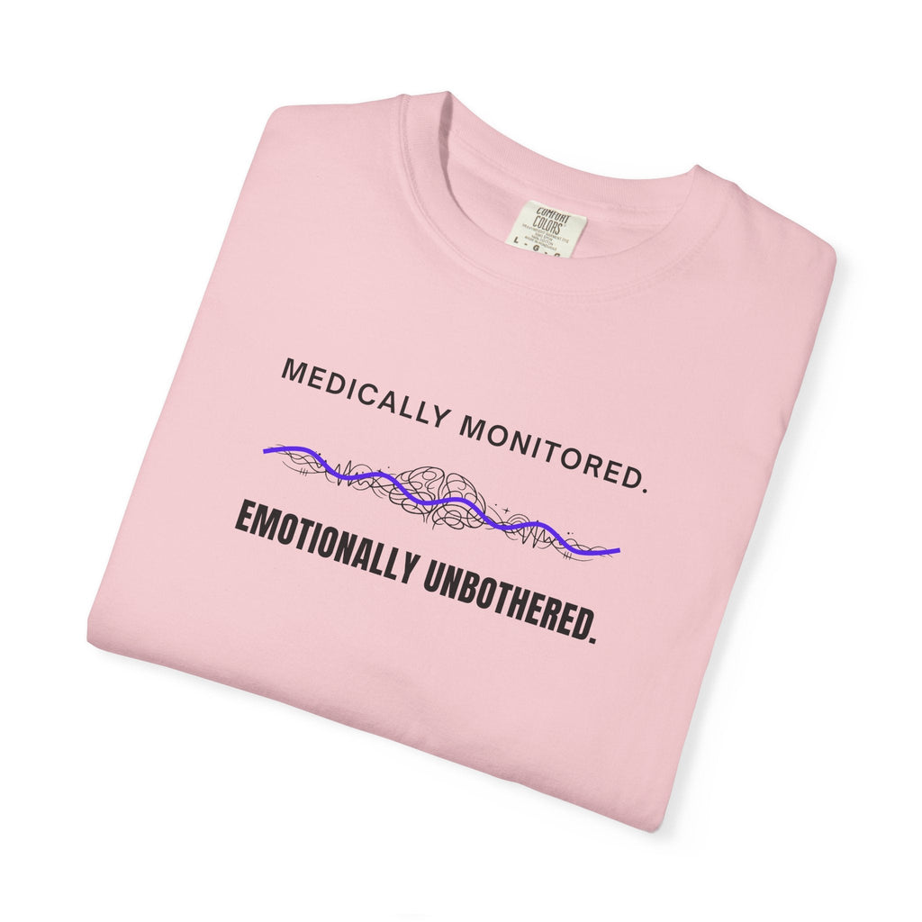 Medically Monitored. Emotionally Unbothered. – Epilepsy Awareness T-Shirt - Clothing, Unisex, T-Shirts - EpiAl's Shop