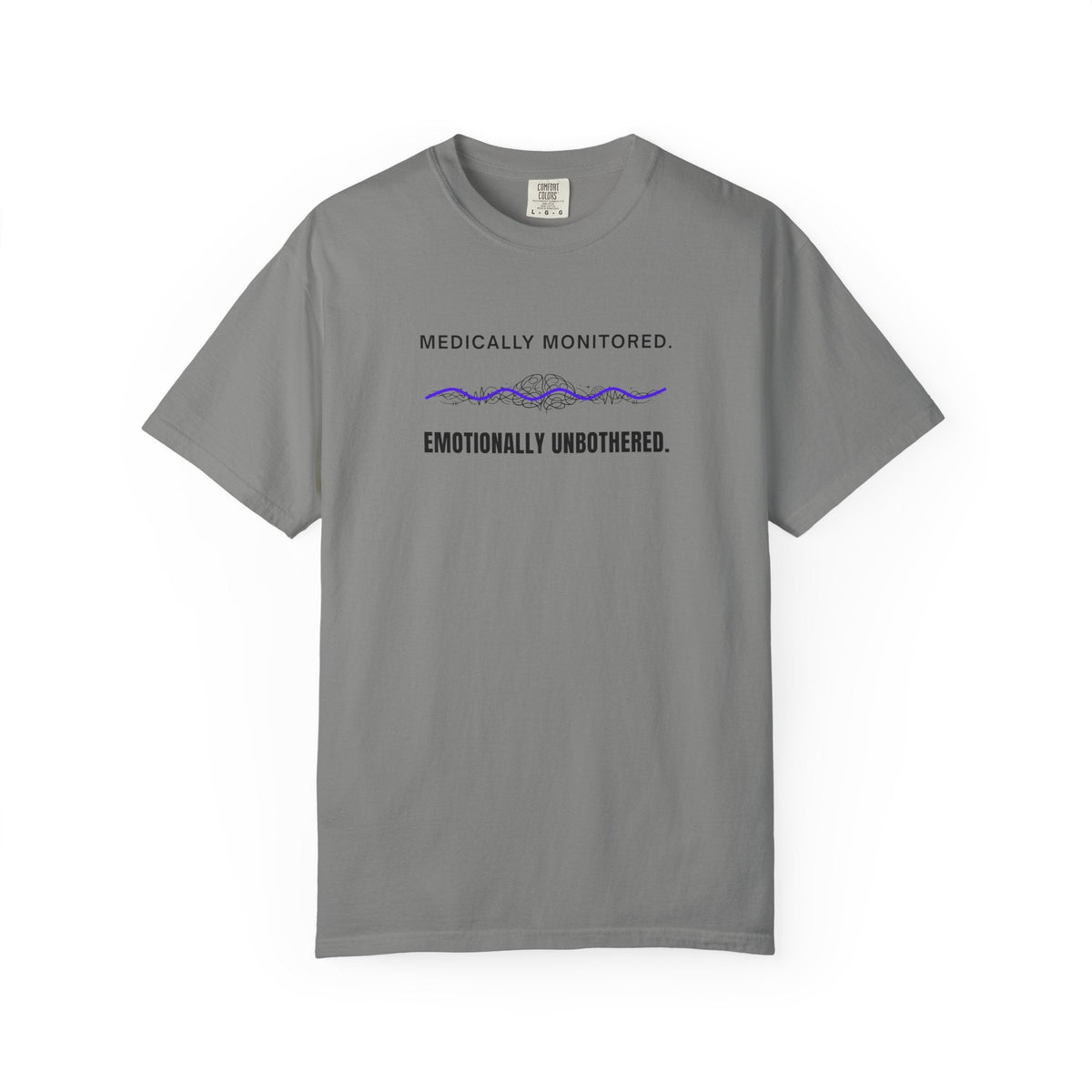 Medically Monitored. Emotionally Unbothered. – Epilepsy Awareness T-Shirt - Clothing, Unisex, T-Shirts - EpiAl's Shop