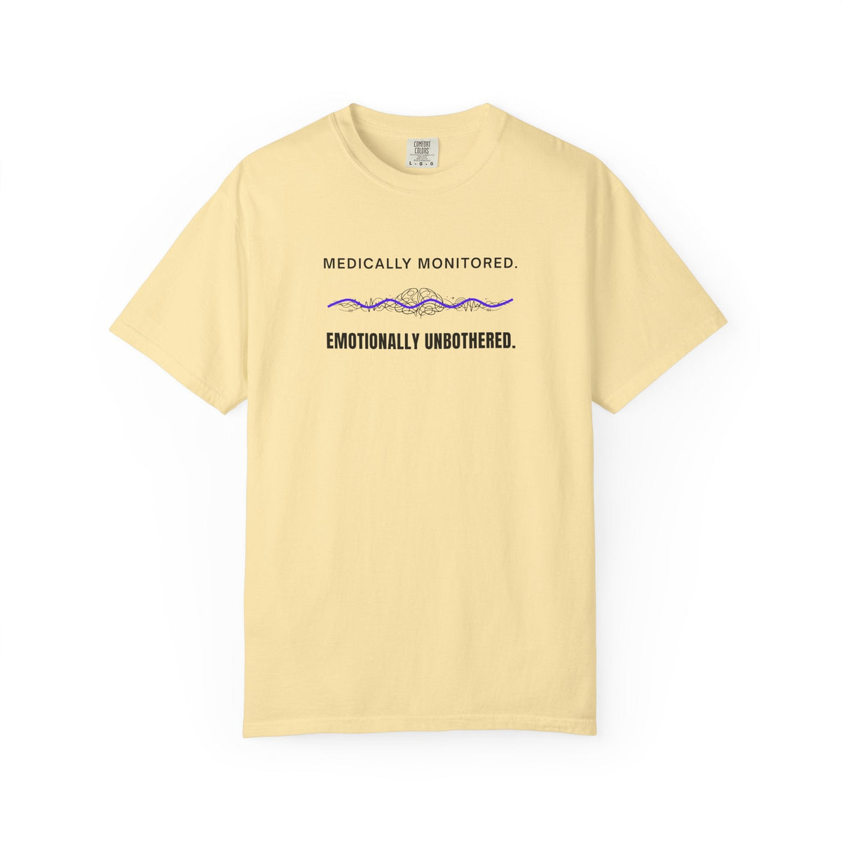 Medically Monitored. Emotionally Unbothered. – Epilepsy Awareness T-Shirt - Clothing, Unisex, T-Shirts - EpiAl's Shop