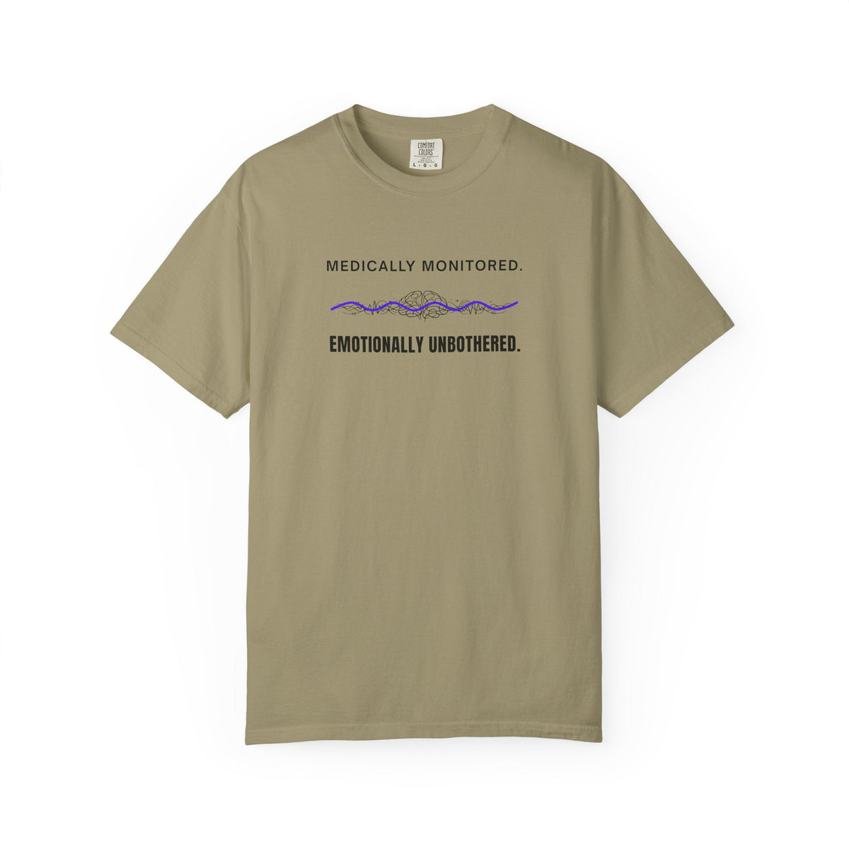 Medically Monitored. Emotionally Unbothered. – Epilepsy Awareness T-Shirt - Clothing, Unisex, T-Shirts - EpiAl's Shop