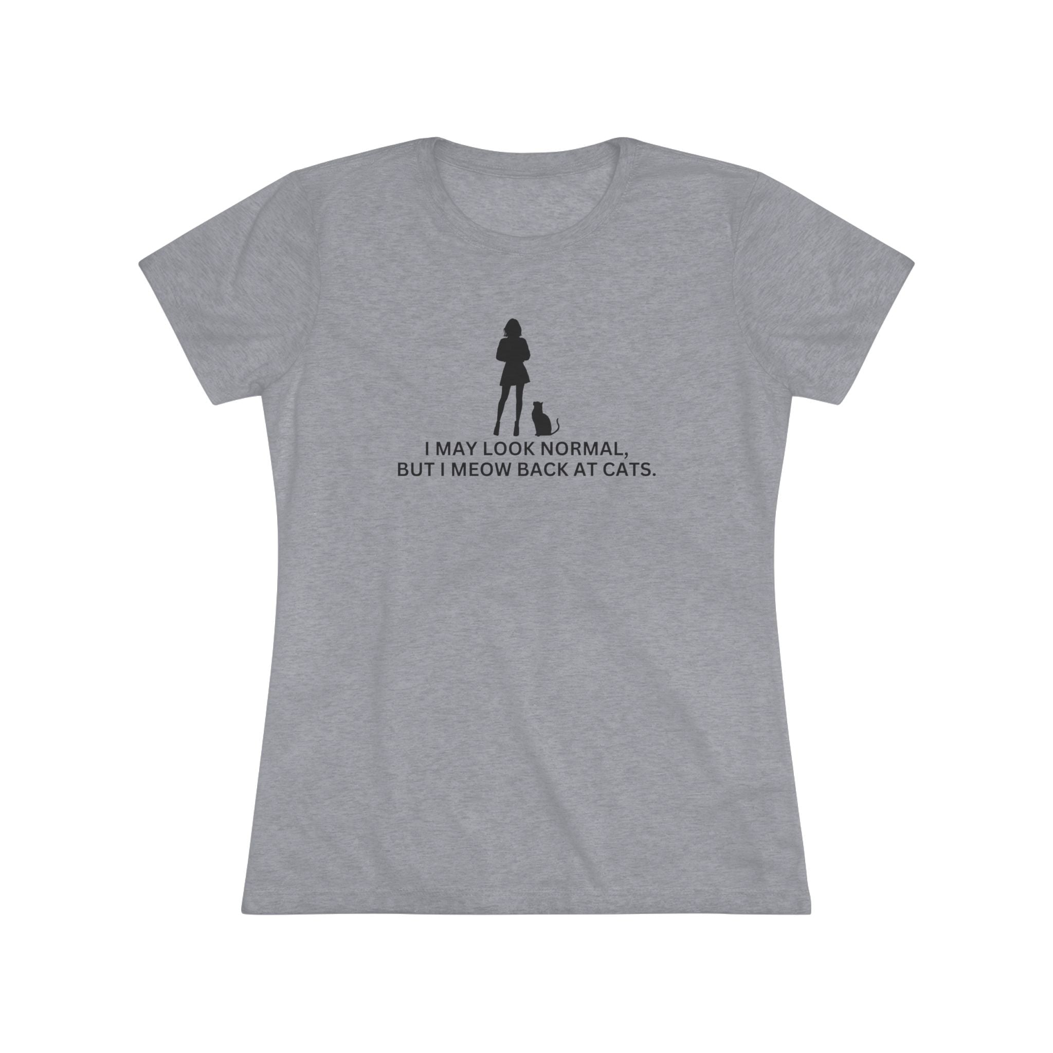 Meow at Cats Women's Triblend Tee - T - Shirt - Epileptic Al’s Shop