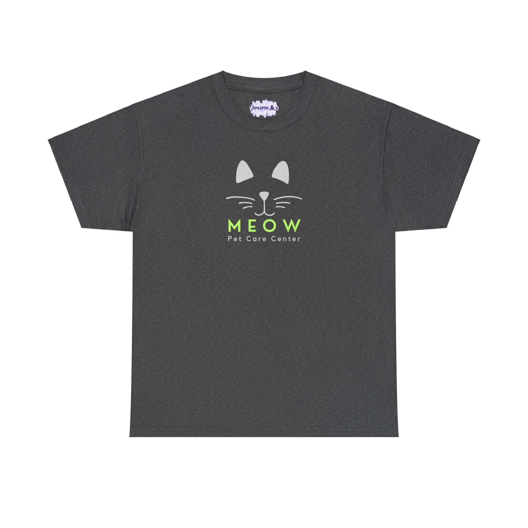 Meow Pet Care Unisex Heavy Cotton Tee - T - Shirt - Epileptic Al’s Shop