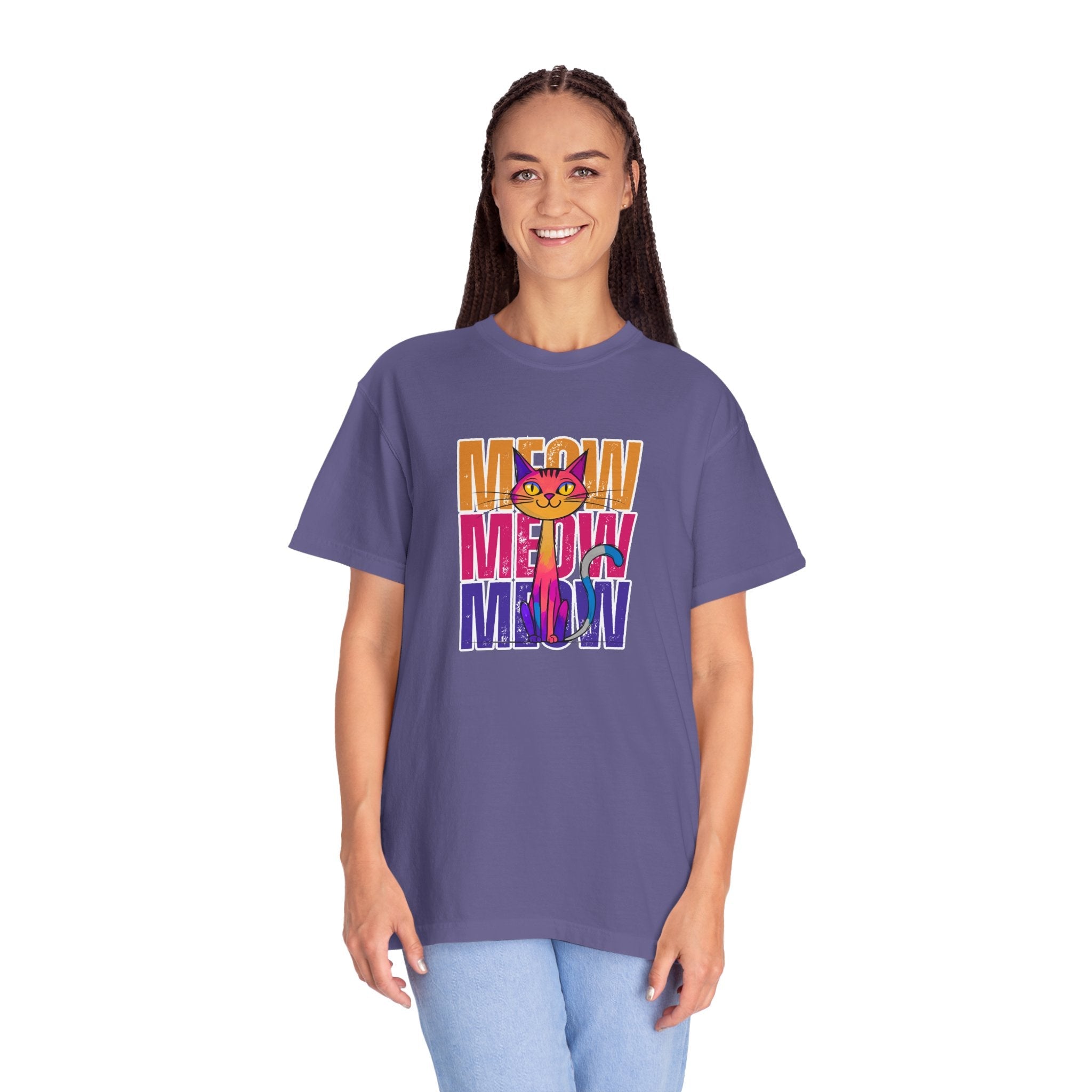 Meow Vibes Unisex T-Shirt | Funny Cat Tee - Clothing, T-shirts - EpiAl's Shop