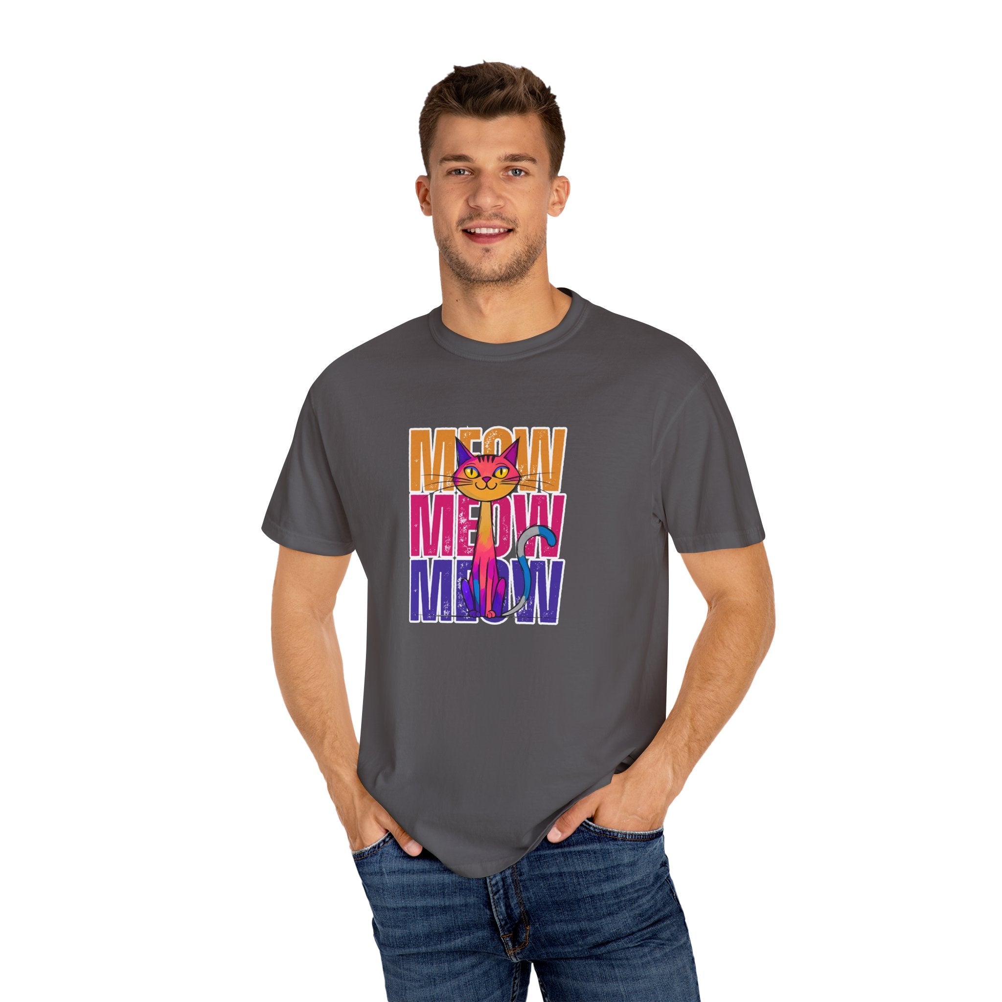 Meow Vibes Unisex T-Shirt | Funny Cat Tee - Clothing, T-shirts - EpiAl's Shop