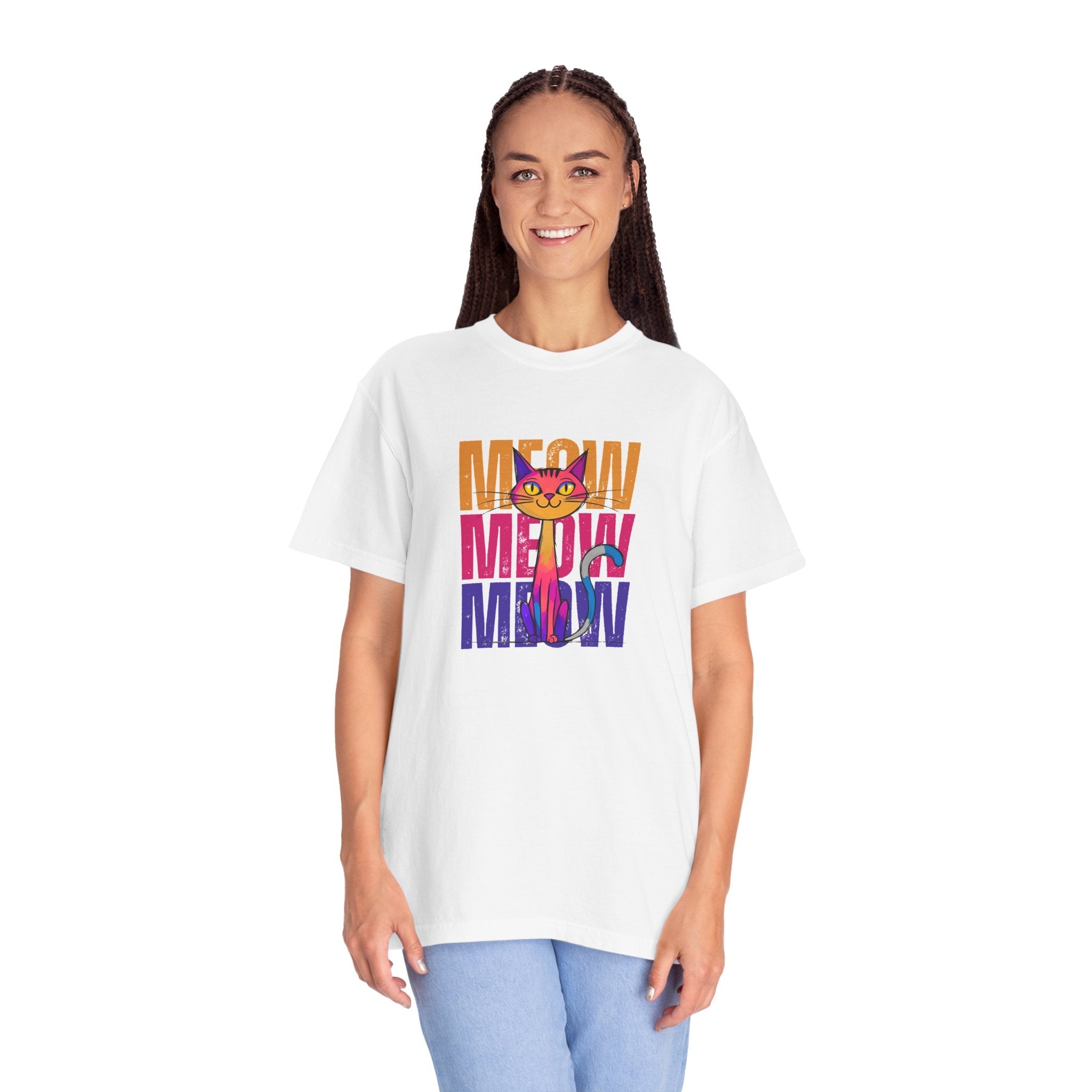 Meow Vibes Unisex T-Shirt | Funny Cat Tee - Clothing, T-shirts - EpiAl's Shop
