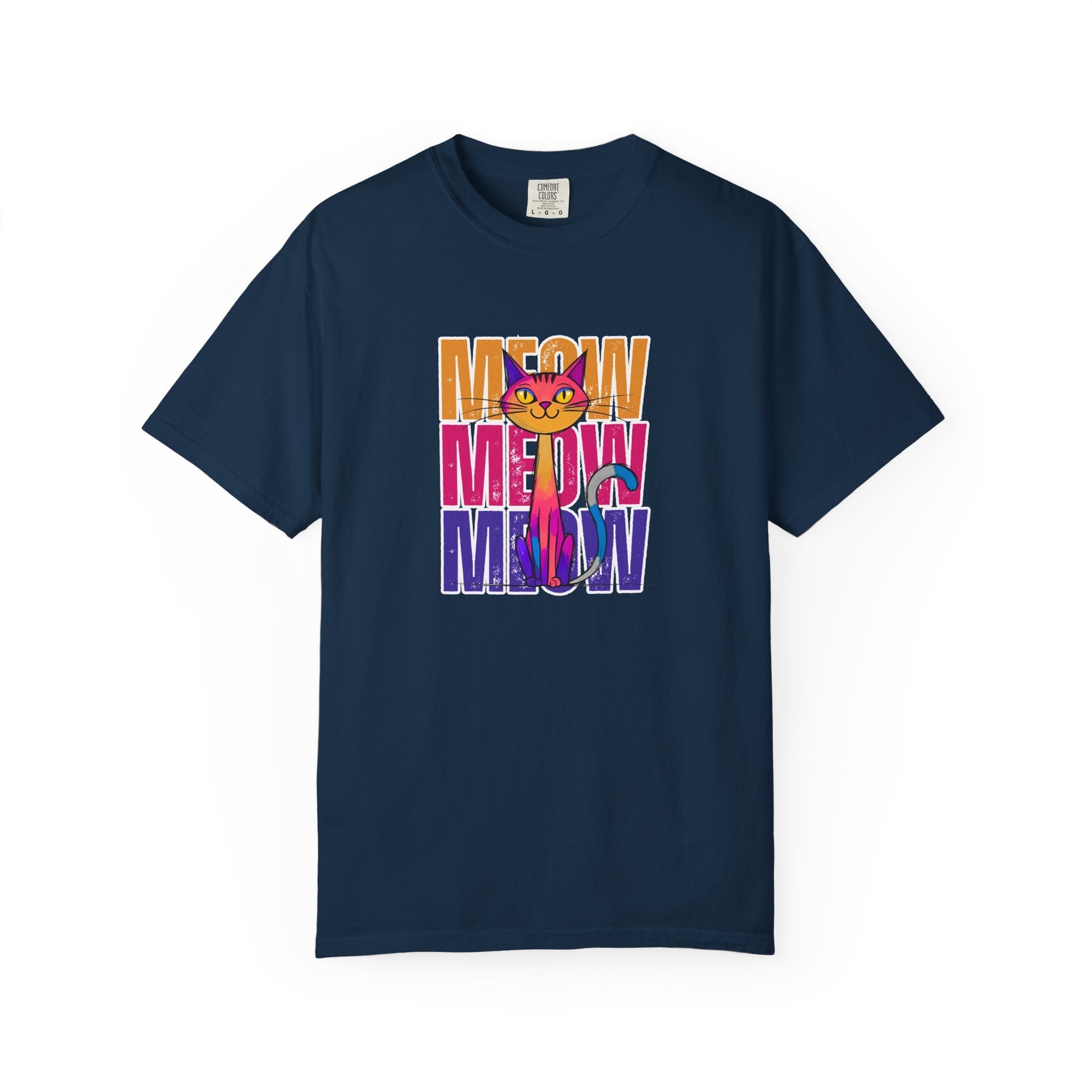 Meow Vibes Unisex T-Shirt | Funny Cat Tee - Clothing, T-shirts - EpiAl's Shop