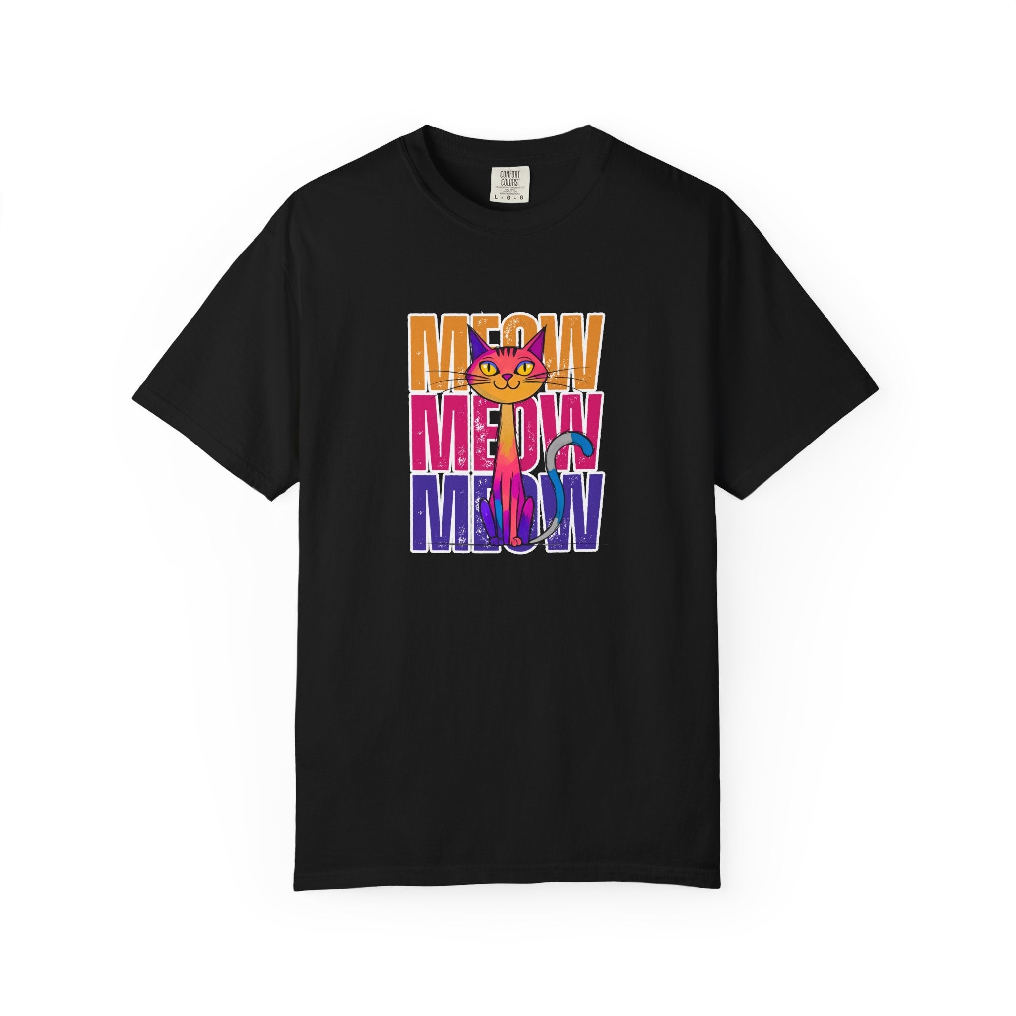Meow Vibes Unisex T-Shirt | Funny Cat Tee - Clothing, T-shirts - EpiAl's Shop