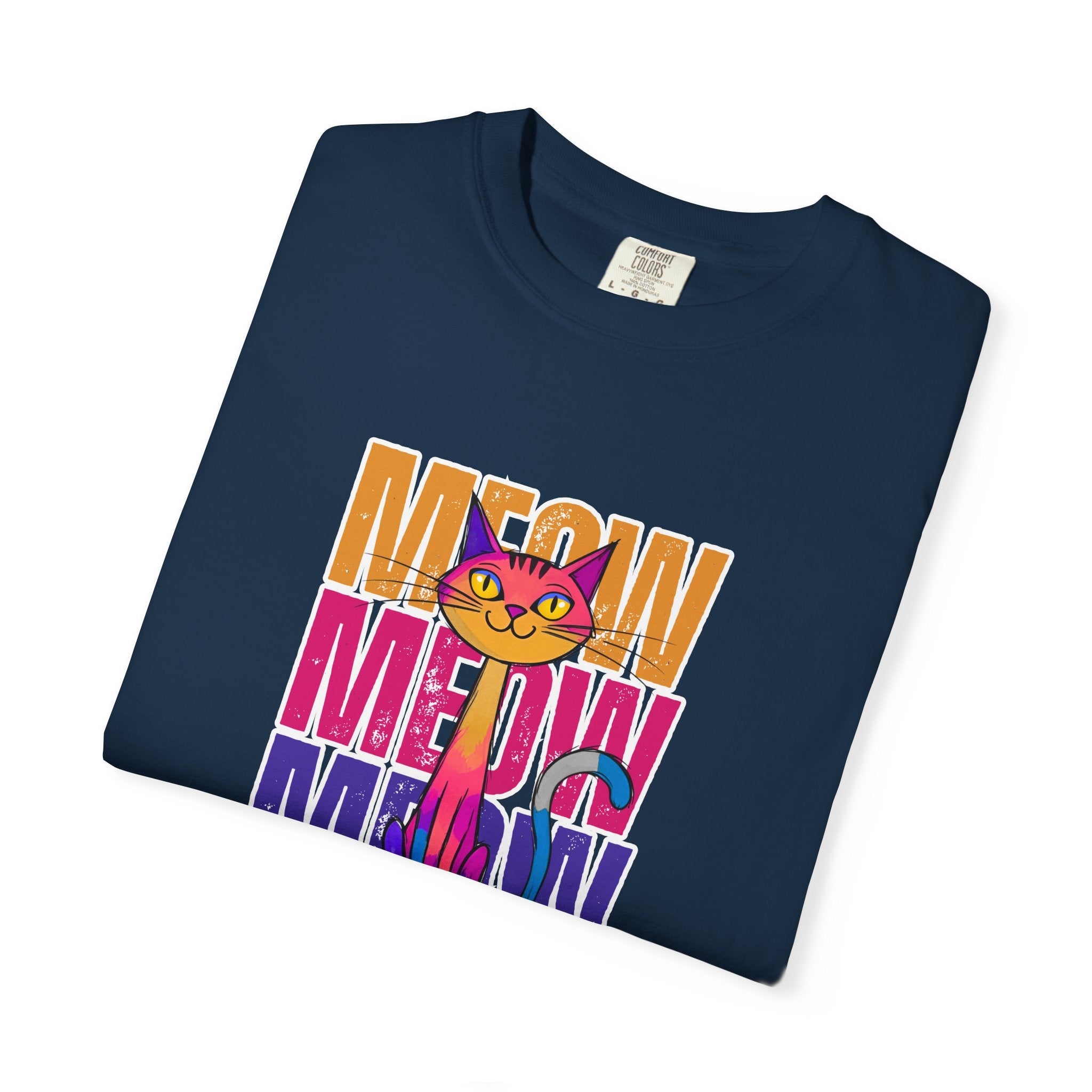 Meow Vibes Unisex T-Shirt | Funny Cat Tee - Clothing, T-shirts - EpiAl's Shop