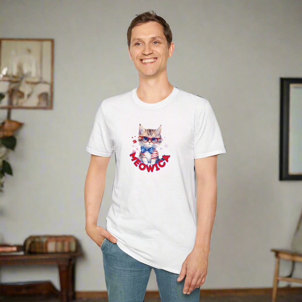 Meowica Unisex Softstyle T - Shirt - T - Shirt - Epileptic Al’s Shop