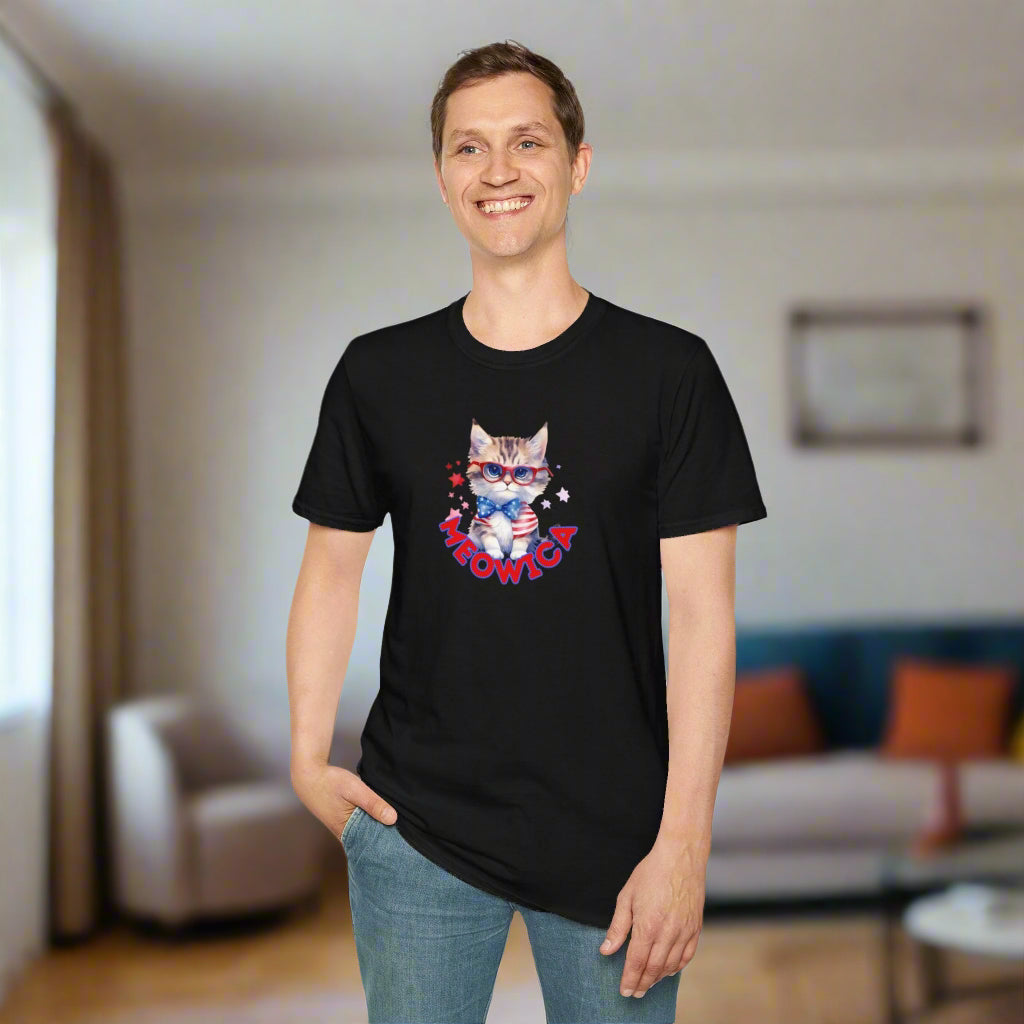 Meowica Unisex Softstyle T - Shirt - T - Shirt - Epileptic Al’s Shop