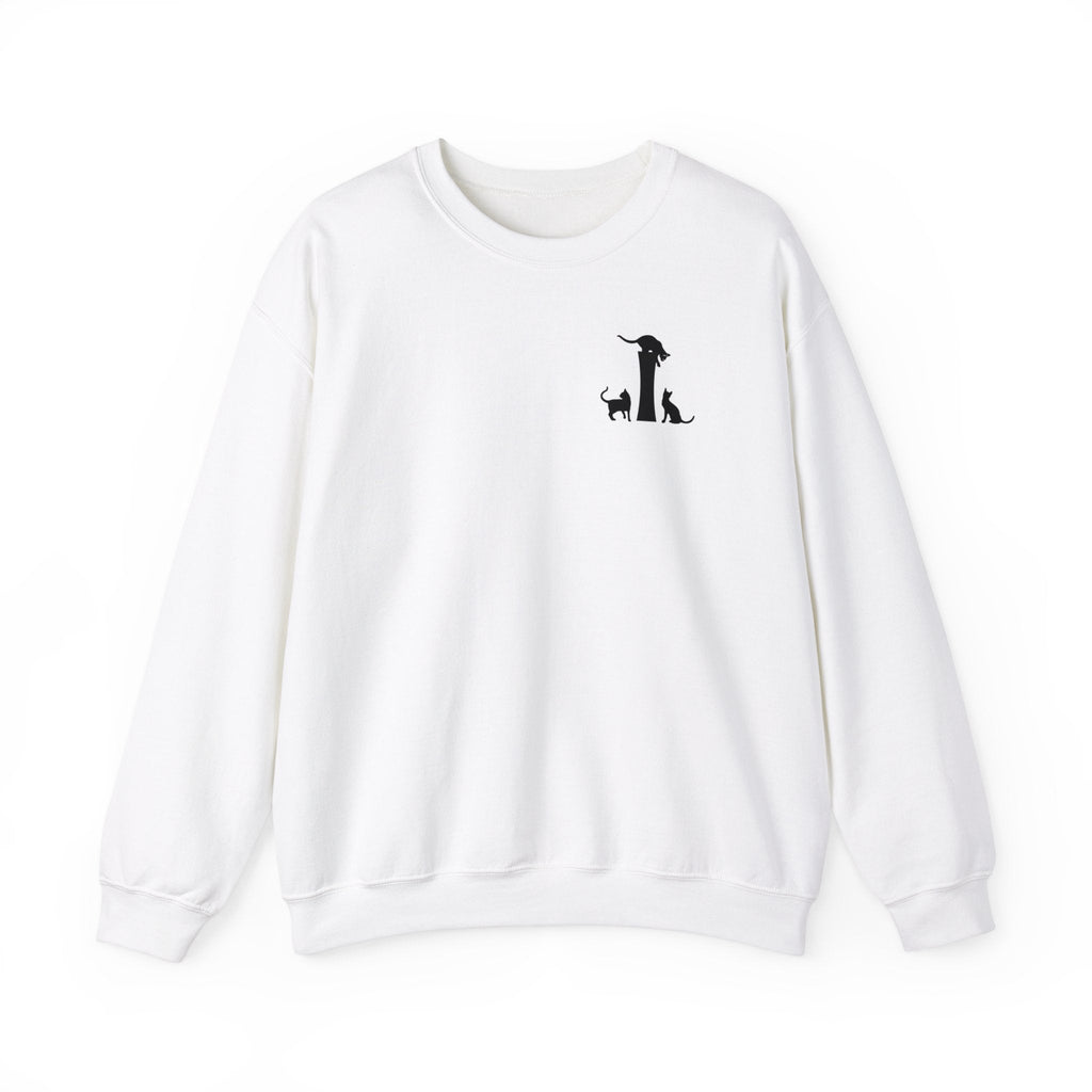 Meownogram I Unisex Crewneck Sweatshirt - Sweatshirt - Epileptic Al’s Shop