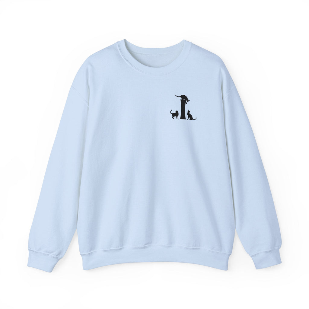 Meownogram I Unisex Crewneck Sweatshirt - Sweatshirt - Epileptic Al’s Shop