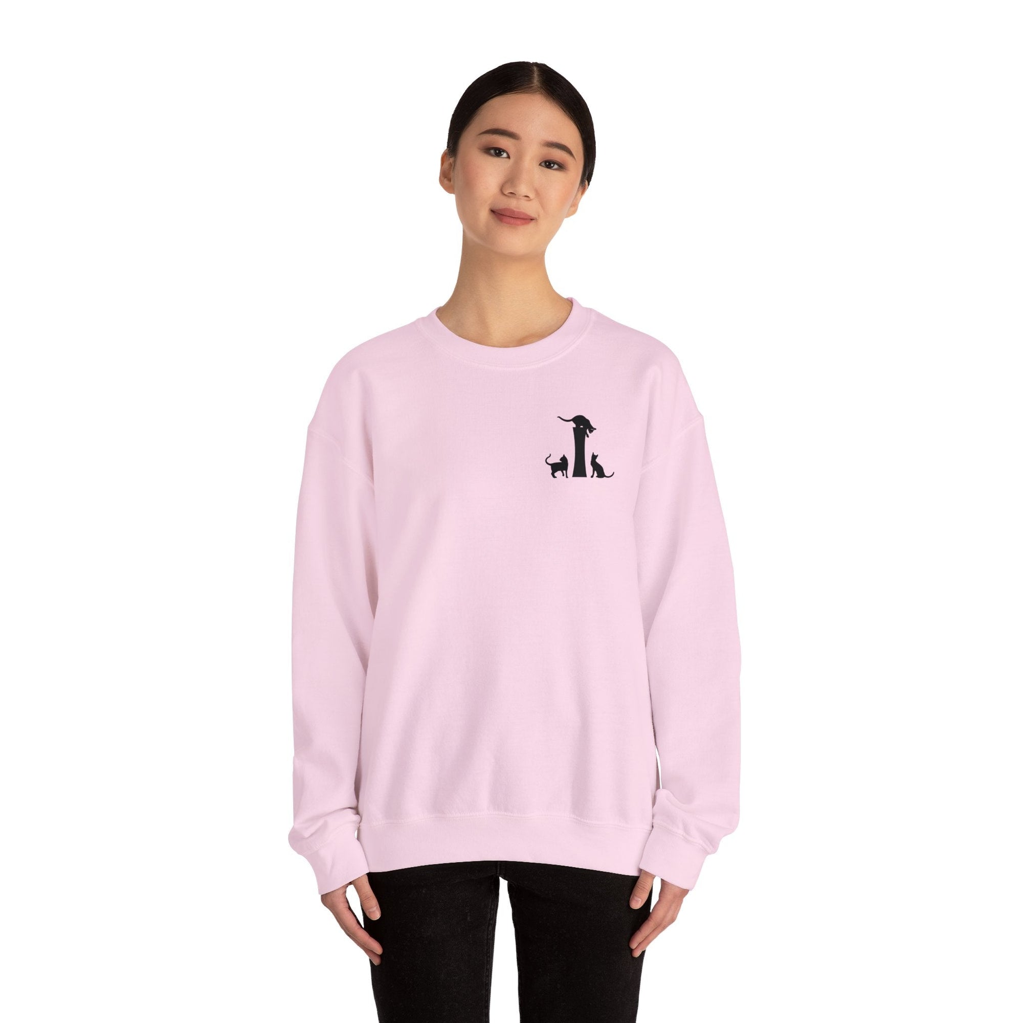 Meownogram I Unisex Crewneck Sweatshirt - Sweatshirt - Epileptic Al’s Shop
