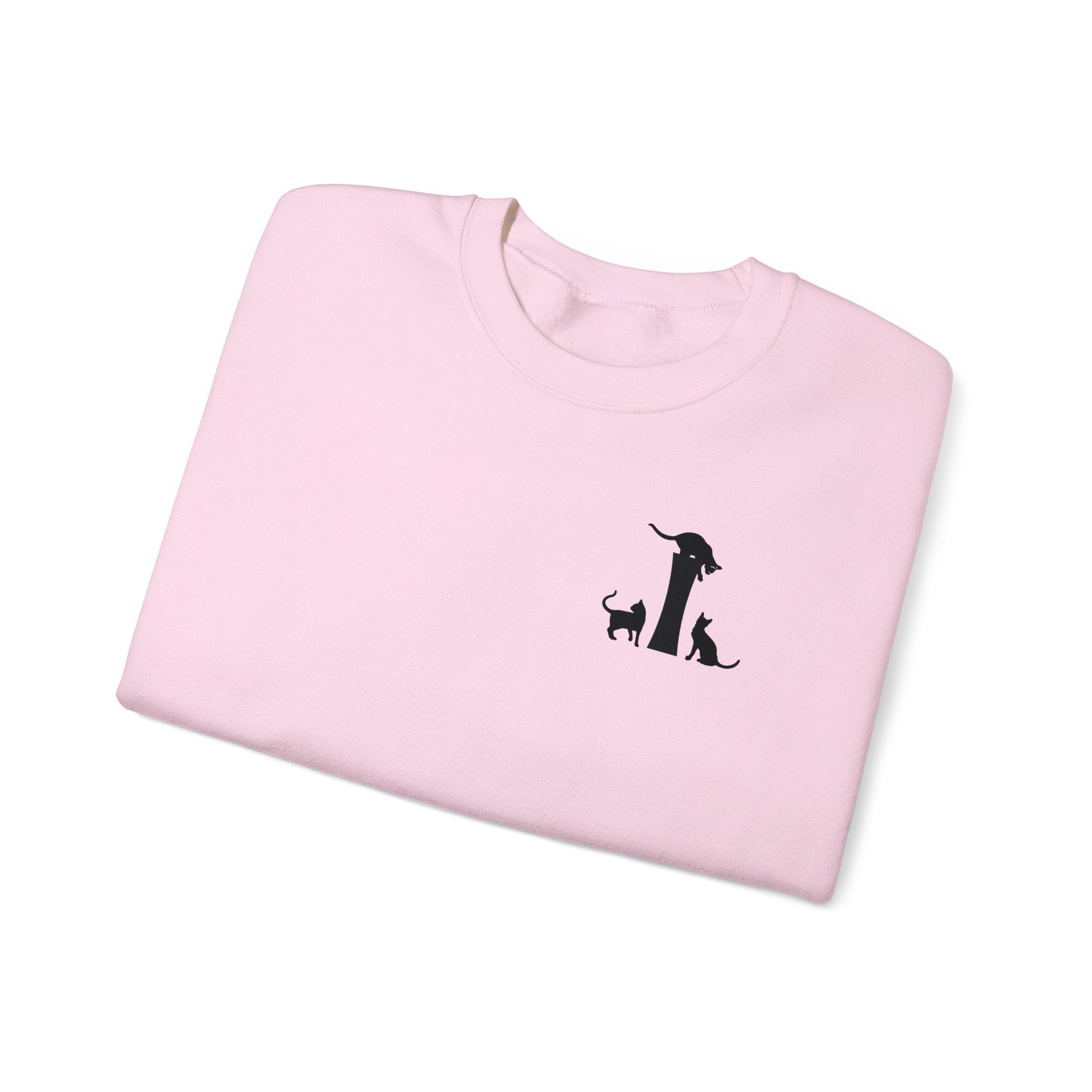 Meownogram I Unisex Crewneck Sweatshirt - Sweatshirt - Epileptic Al’s Shop