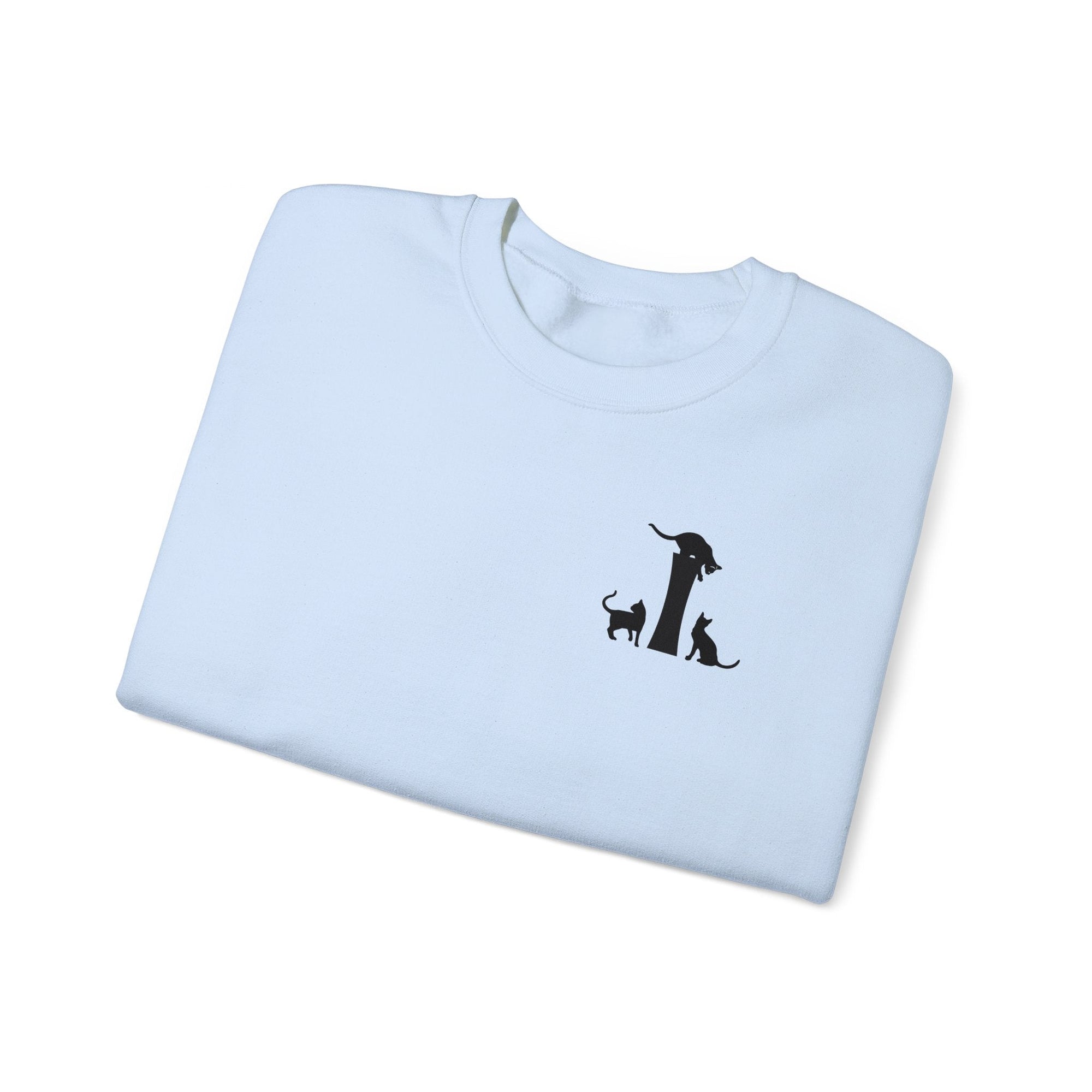 Meownogram I Unisex Crewneck Sweatshirt - Sweatshirt - Epileptic Al’s Shop