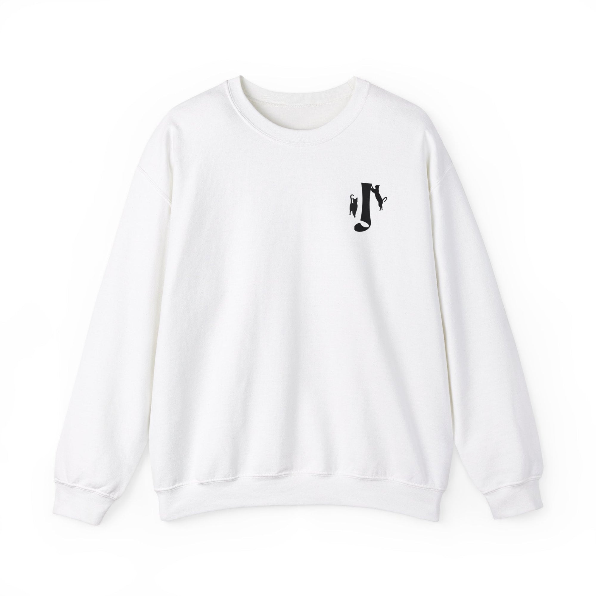 Meownogram J Unisex Crewneck Sweatshirt - Sweatshirt - Epileptic Al’s Shop