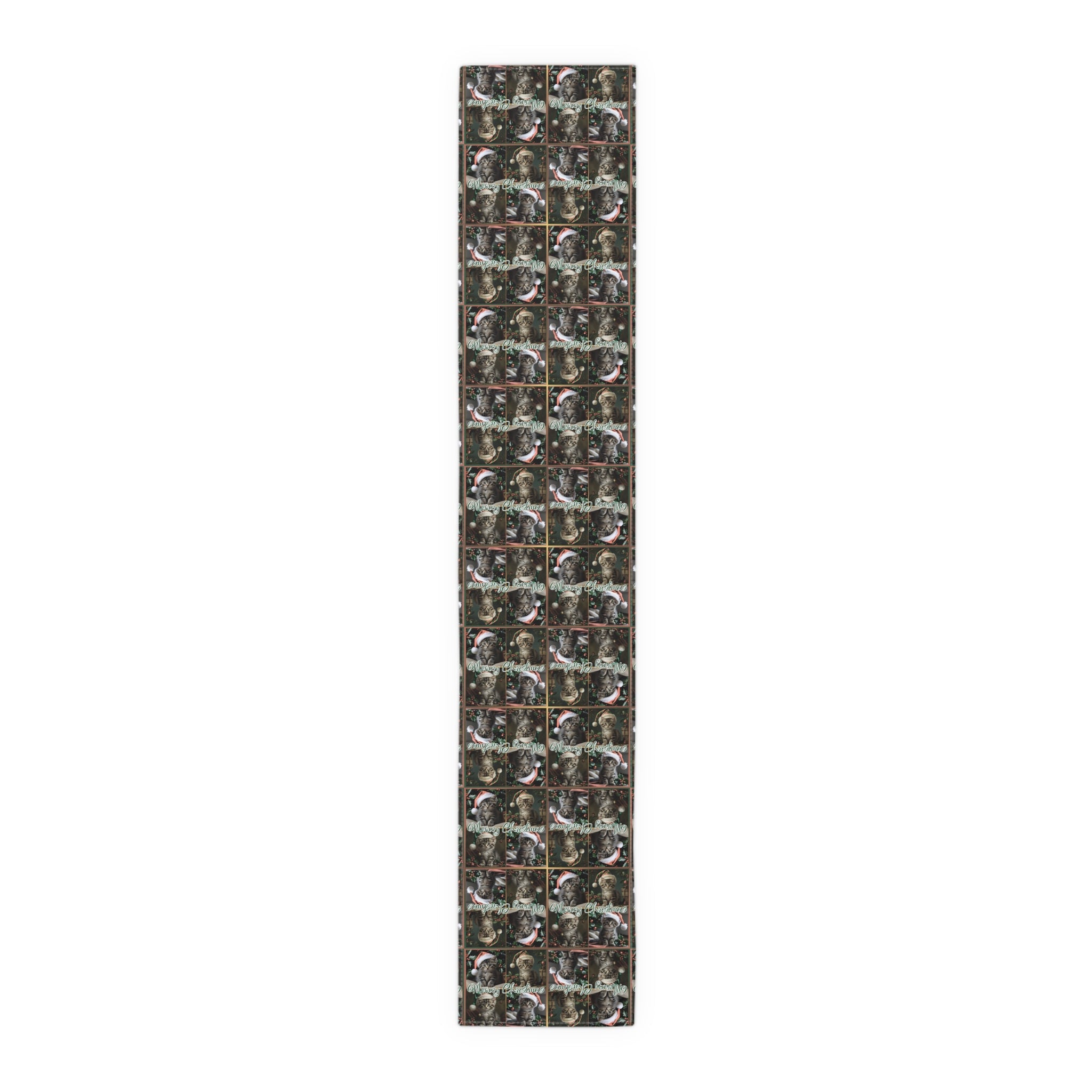 Meowy Christmas Festive Table Runner - Decor, Dining, Table Decor - EpiAl's Shop