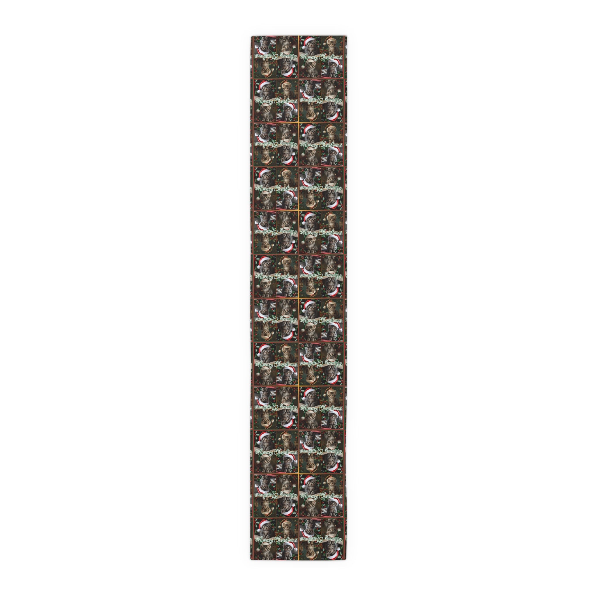 Meowy Christmas Festive Table Runner - Decor, Dining, Table Decor - EpiAl's Shop