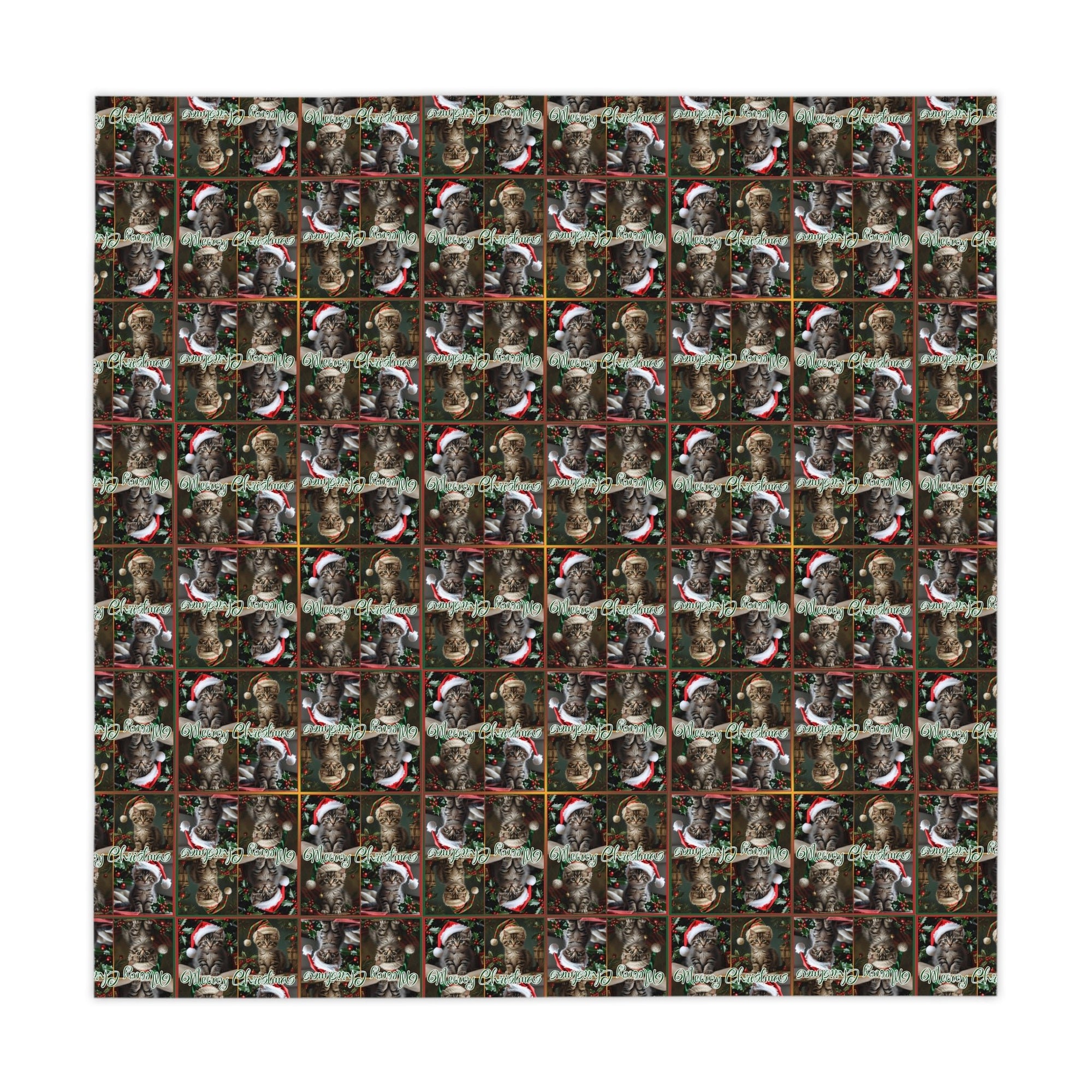 Meowy Christmas Festive Tablecloth - Decor, Dining, Table Decor - EpiAl's Shop