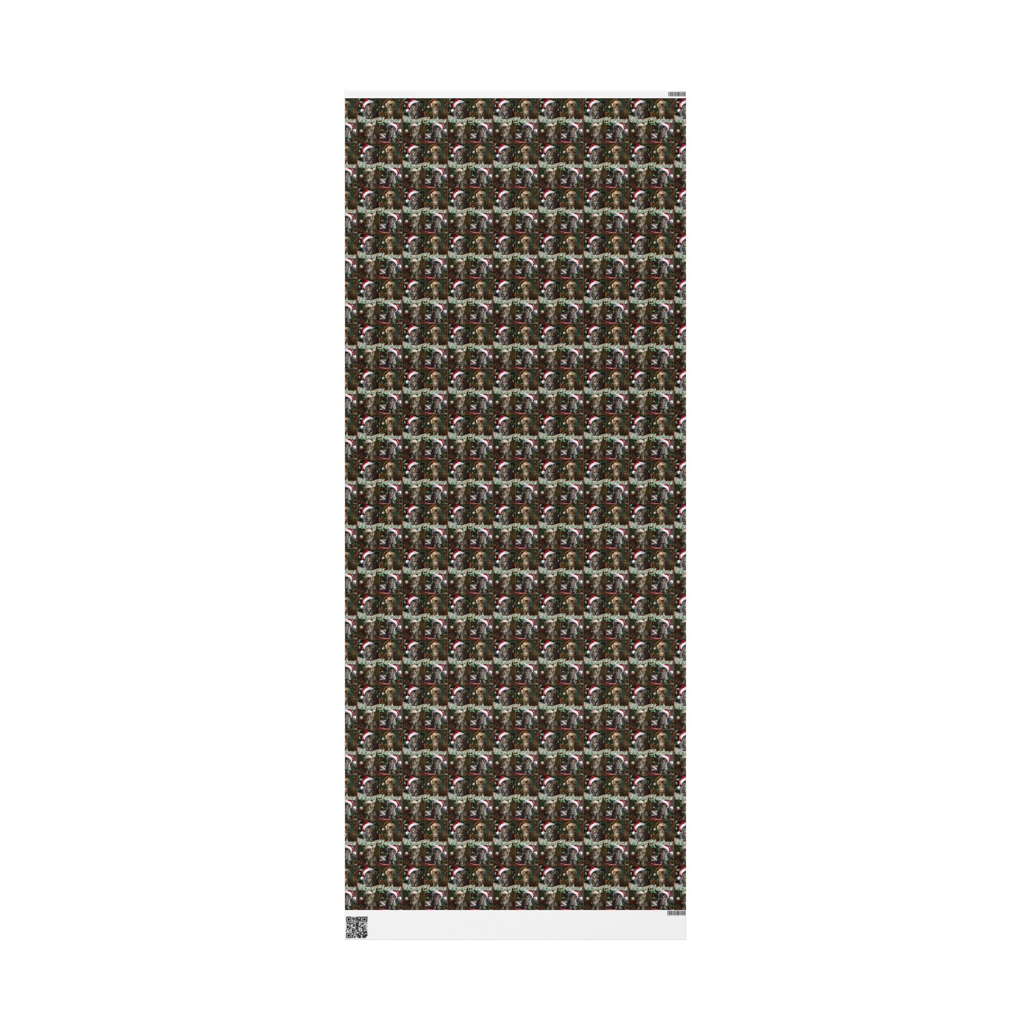 Meowy Christmas Kitten Themed Gift Wrap - Paper Products, Gift Wrapping Paper - EpiAl's Shop