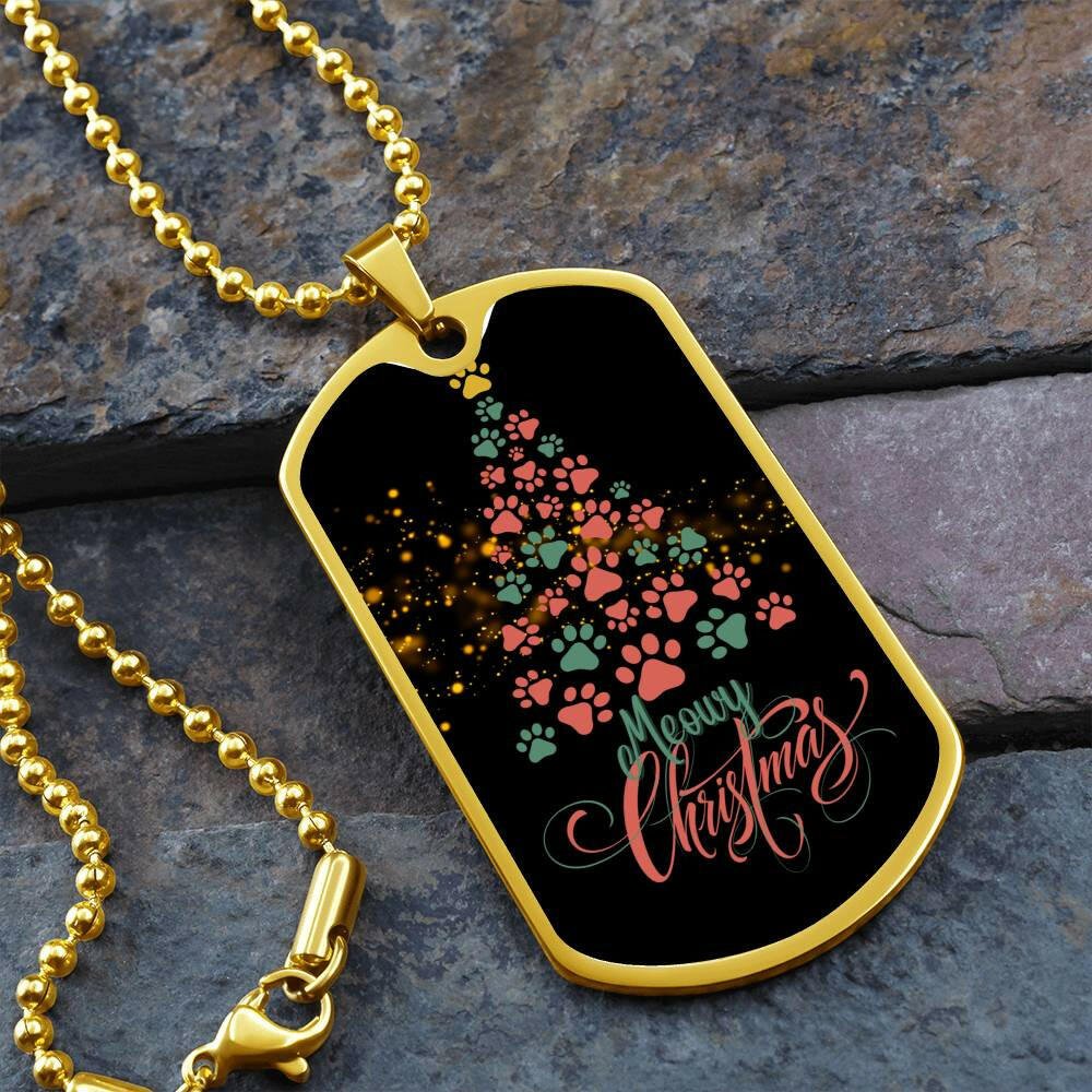 Meowy Christmas Necklace - EpiAl's Shop