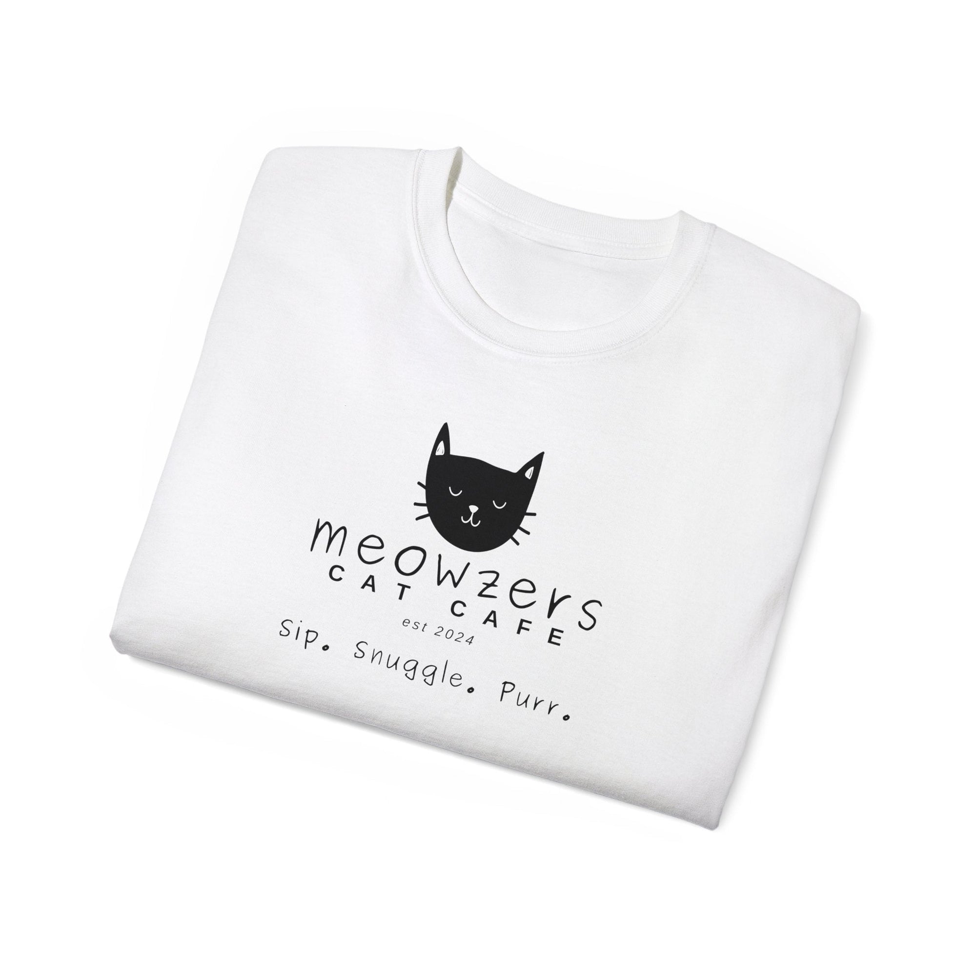 Meowzers Cafe Unisex Ultra Cotton Tee - T - Shirt - Epileptic Al’s Shop