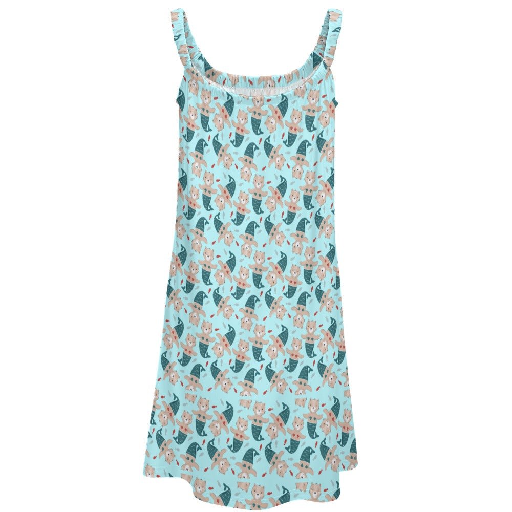 Mermaid Kitties Beach Sling Skirt - Dresses - Epileptic Al’s Shop