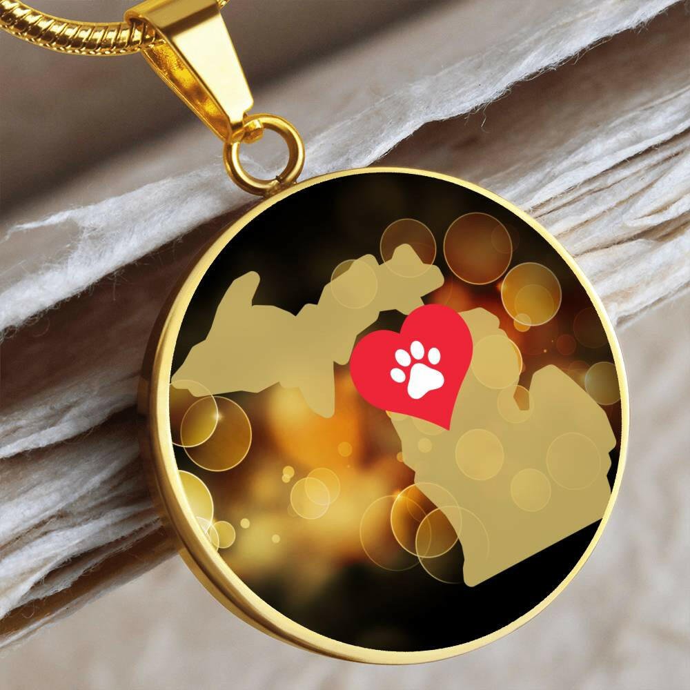 Michigan luvs Cats Necklace - Jewelry - Epileptic Al’s Shop
