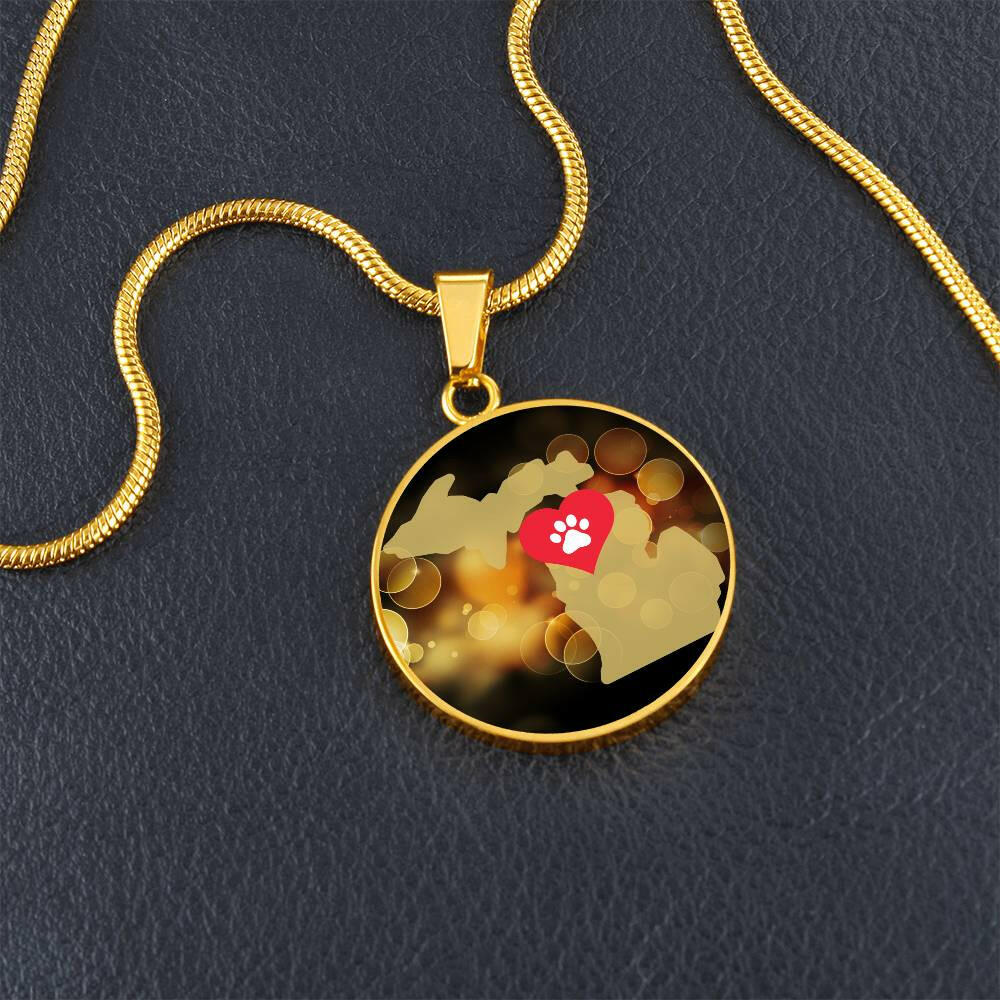 Michigan luvs Cats Necklace - Jewelry - Epileptic Al’s Shop