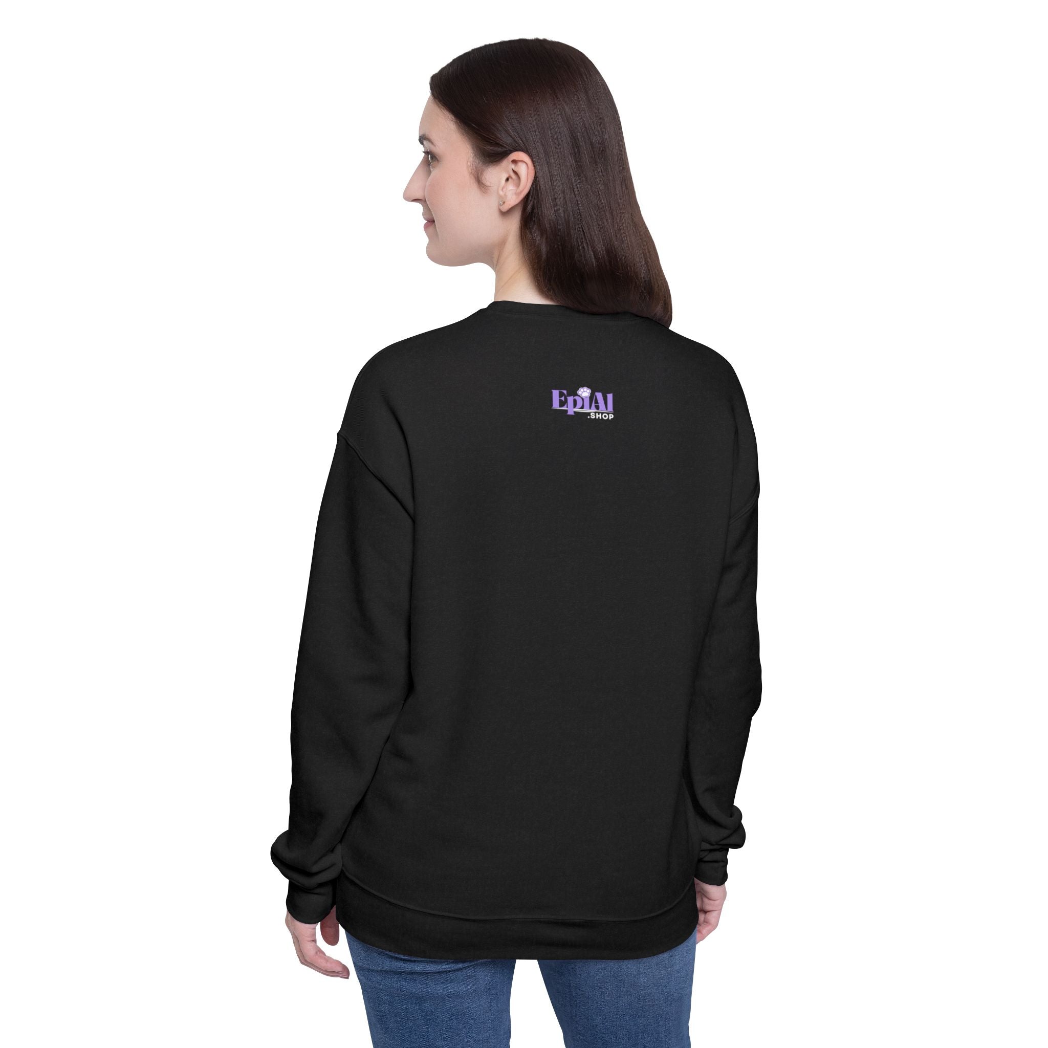 Midnight Dreary Unisex Drop Shoulder Sweatshirt - Sweatshirt - Epileptic Al’s Shop
