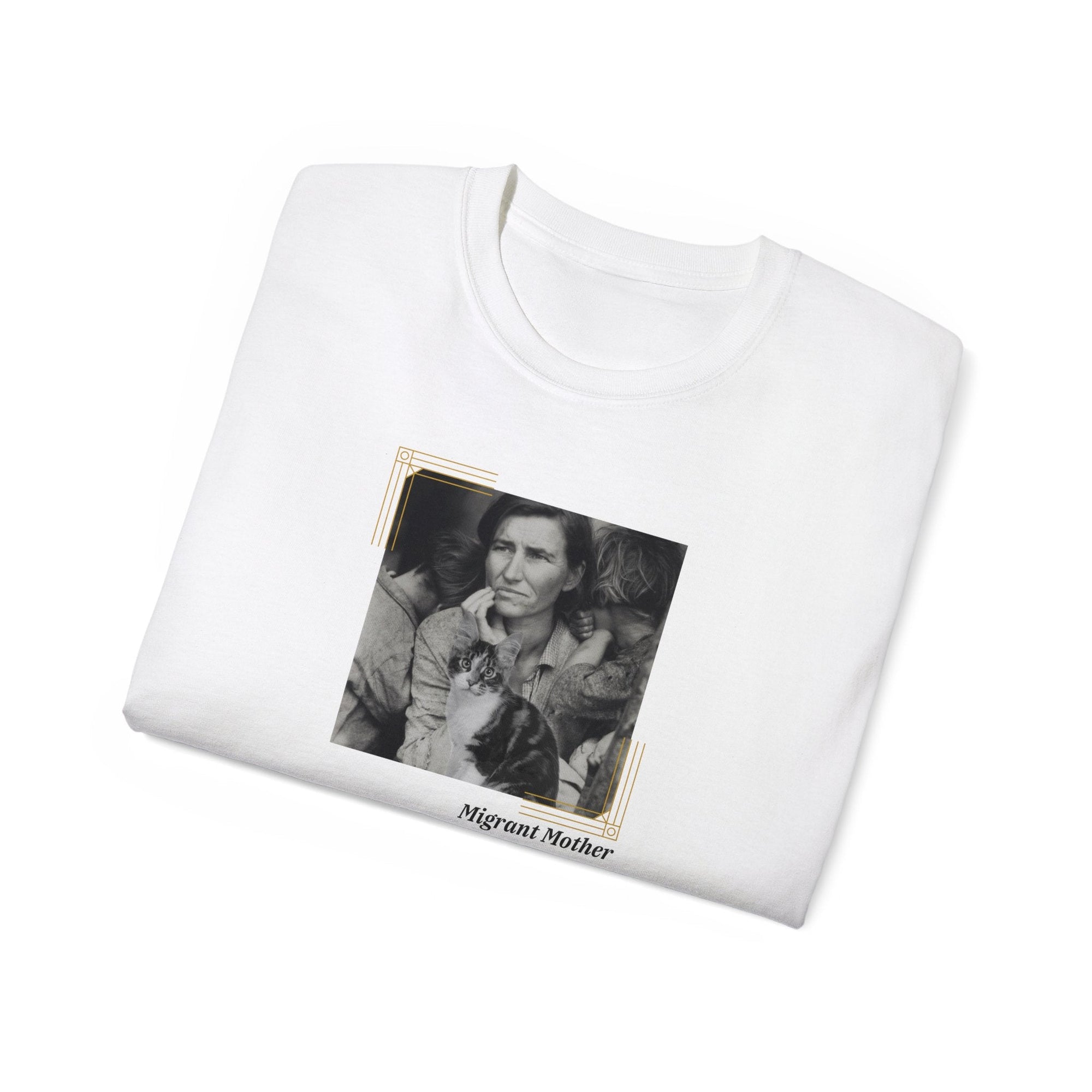 Migrant Mom Cat Unisex Ultra Cotton Tee - T - Shirt - Epileptic Al’s Shop