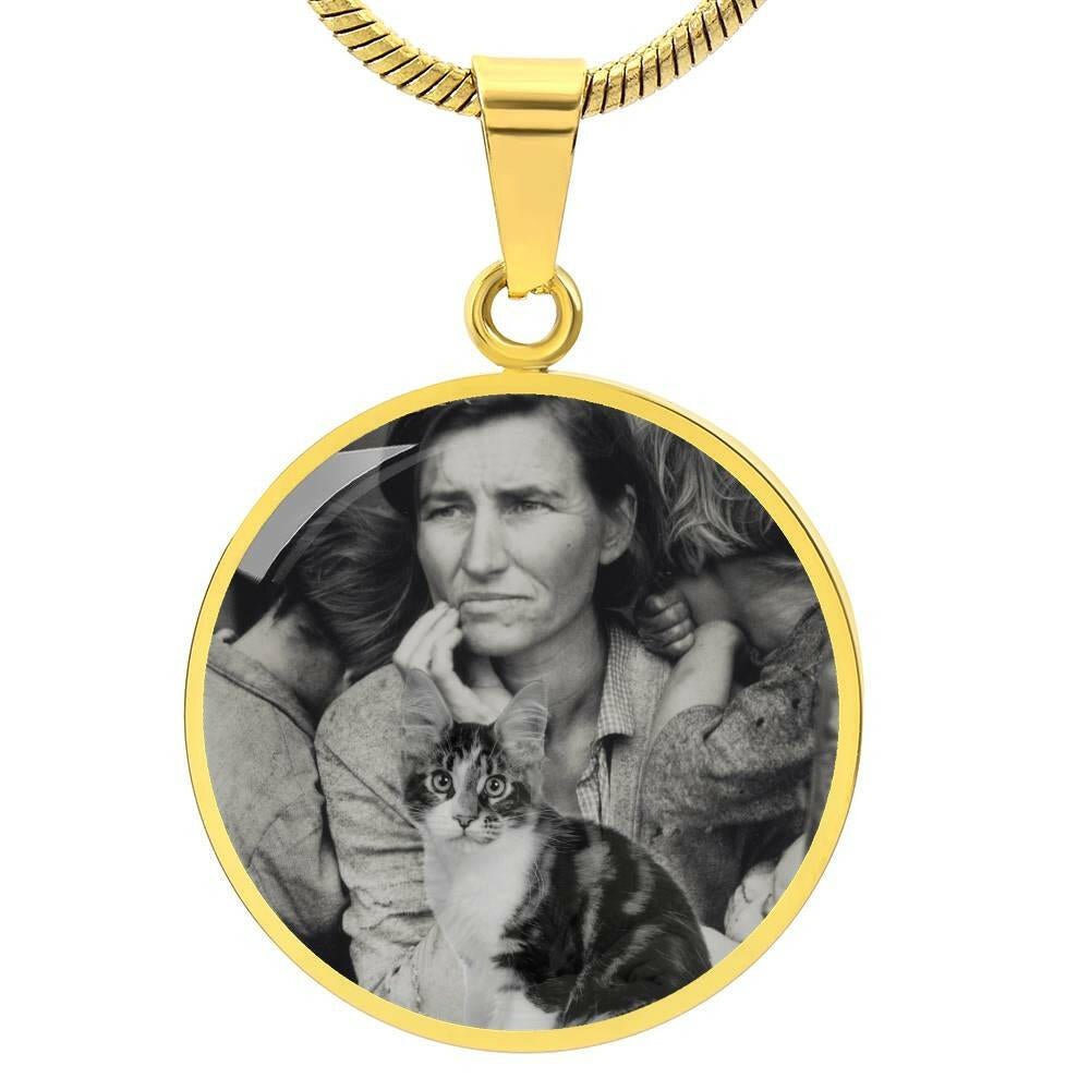 Migrant Mother's Cat Necklace - EpiAl's Shop