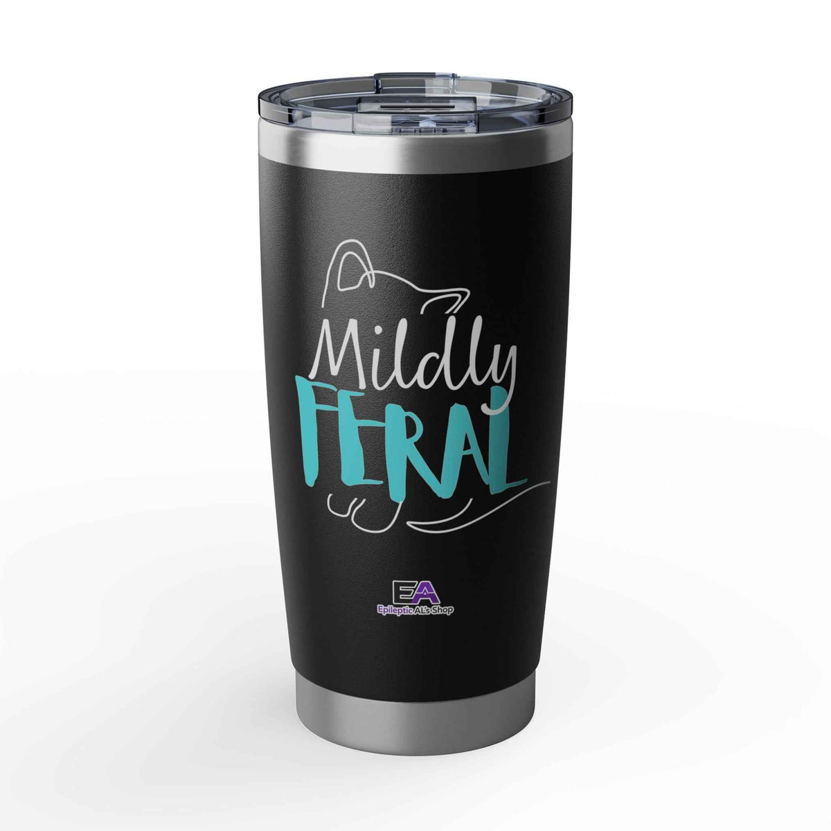 Mildly Feral 20oz Tumbler — Functioning, With Notes - Drinkware, Tumblers & Travel Mugs - EpiAl's Shop