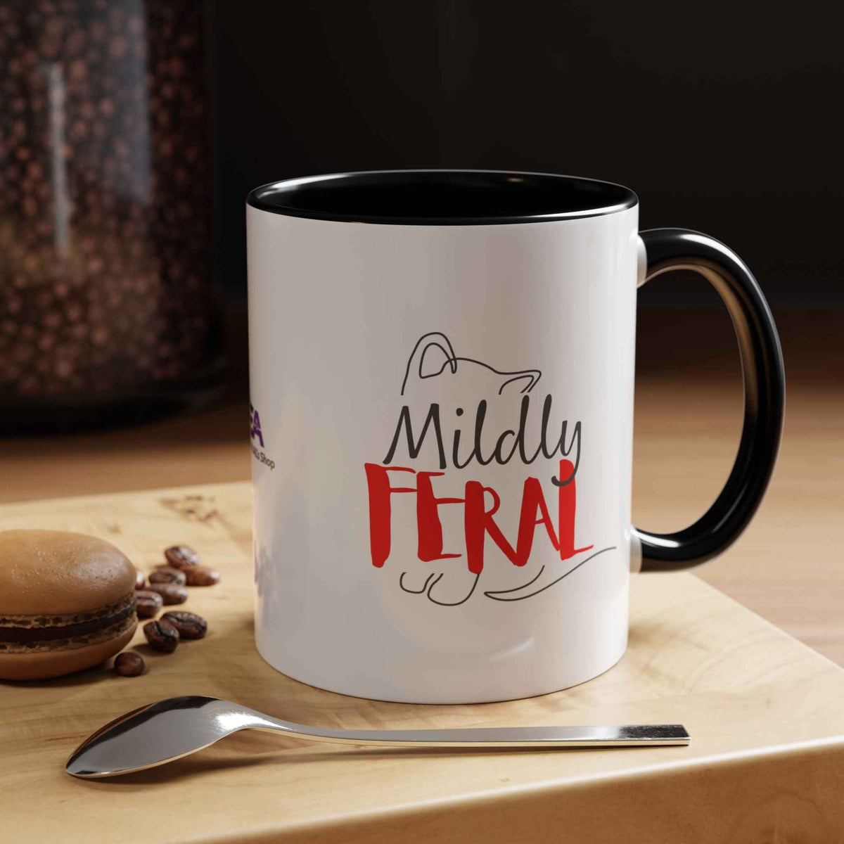 Mildly Feral Accent Mug — Morning Mood, Accurately Labeled - Drinkware, Coffee Mugs - EpiAl's Shop